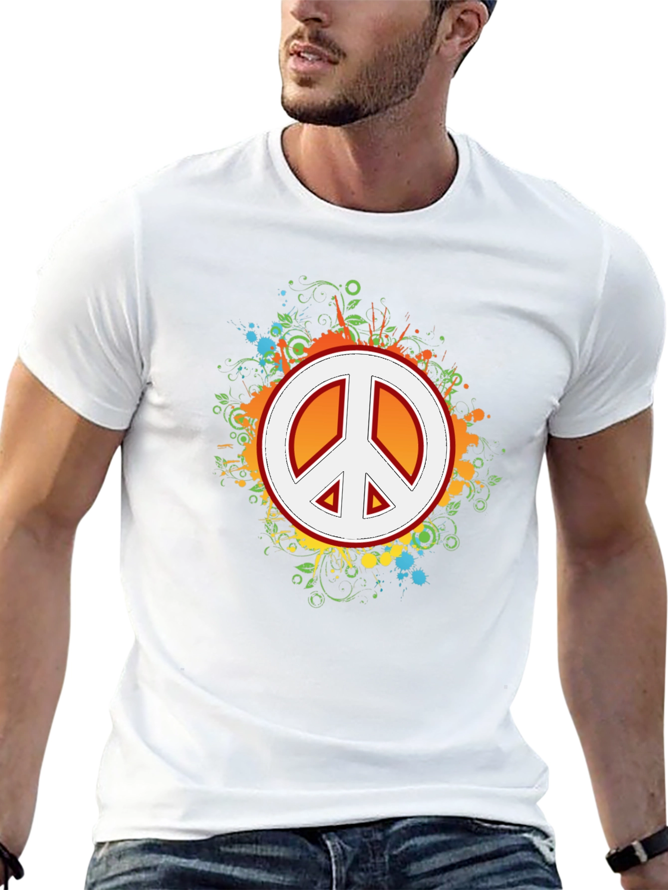 Peace Sign T-Shirt - Retro Graphic Tee