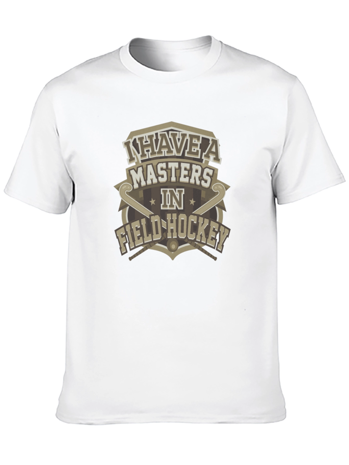 Masters in Field Hockey Black T-Shirt