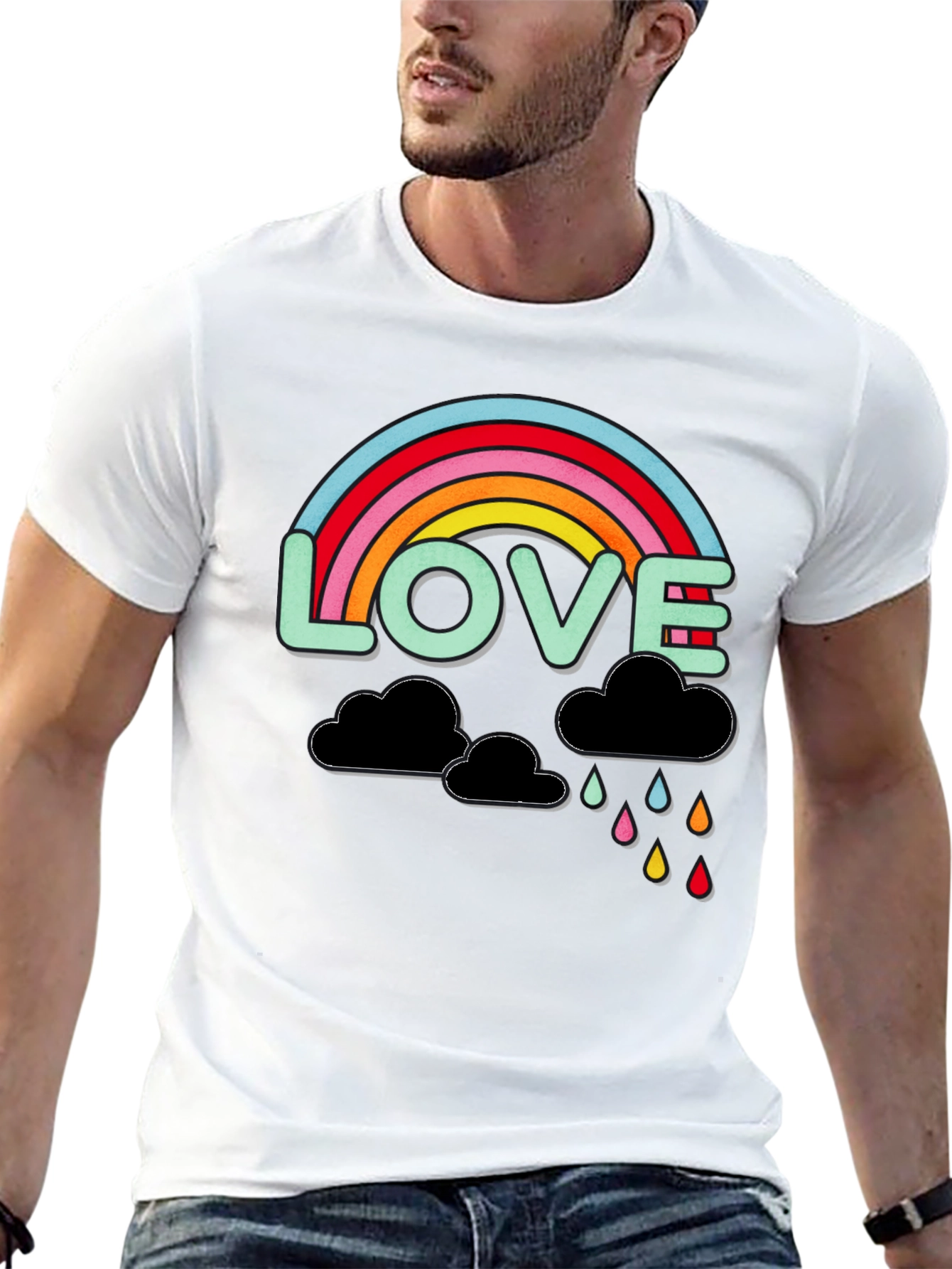 Love Rainbow T-Shirt - Pride LGBTQ+ Design