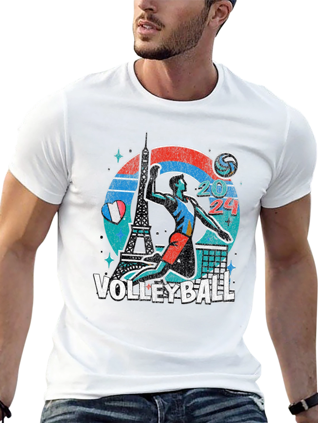 Paris 2024 Volleyball T-Shirt