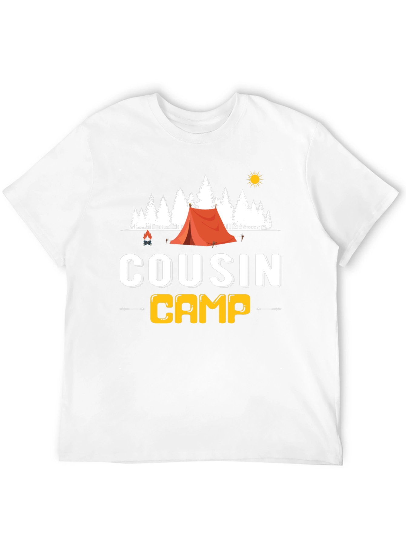 Cousin Camp T-Shirt Camping Trip Tee