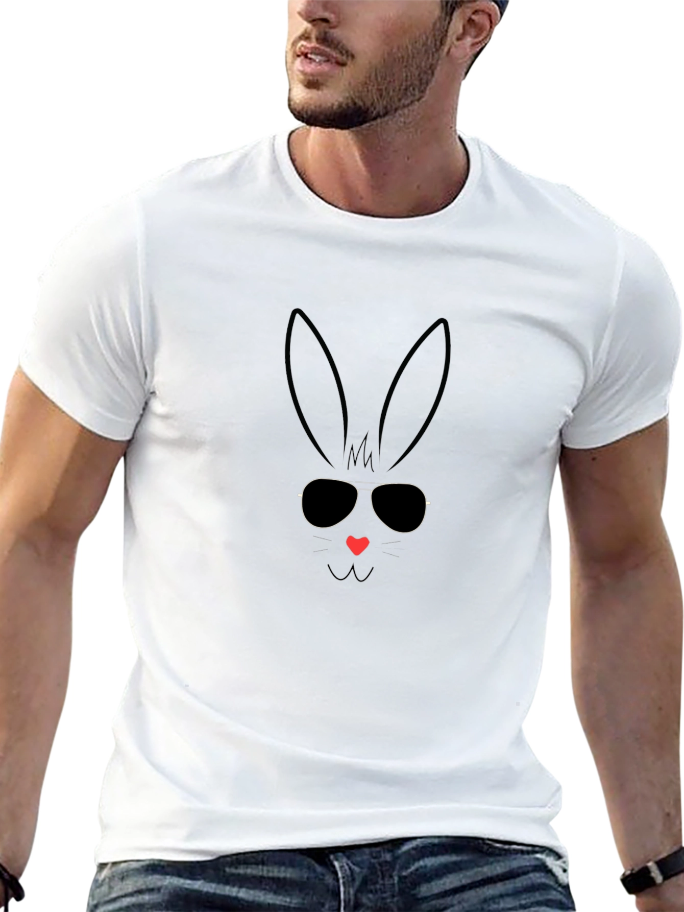 Cool Bunny Sunglasses T-Shirt
