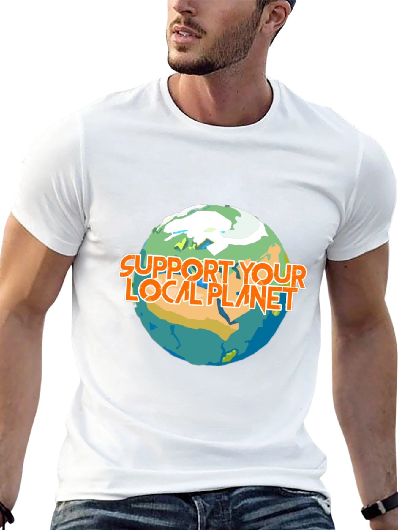 Support Your Local Planet Graphic T-Shirt