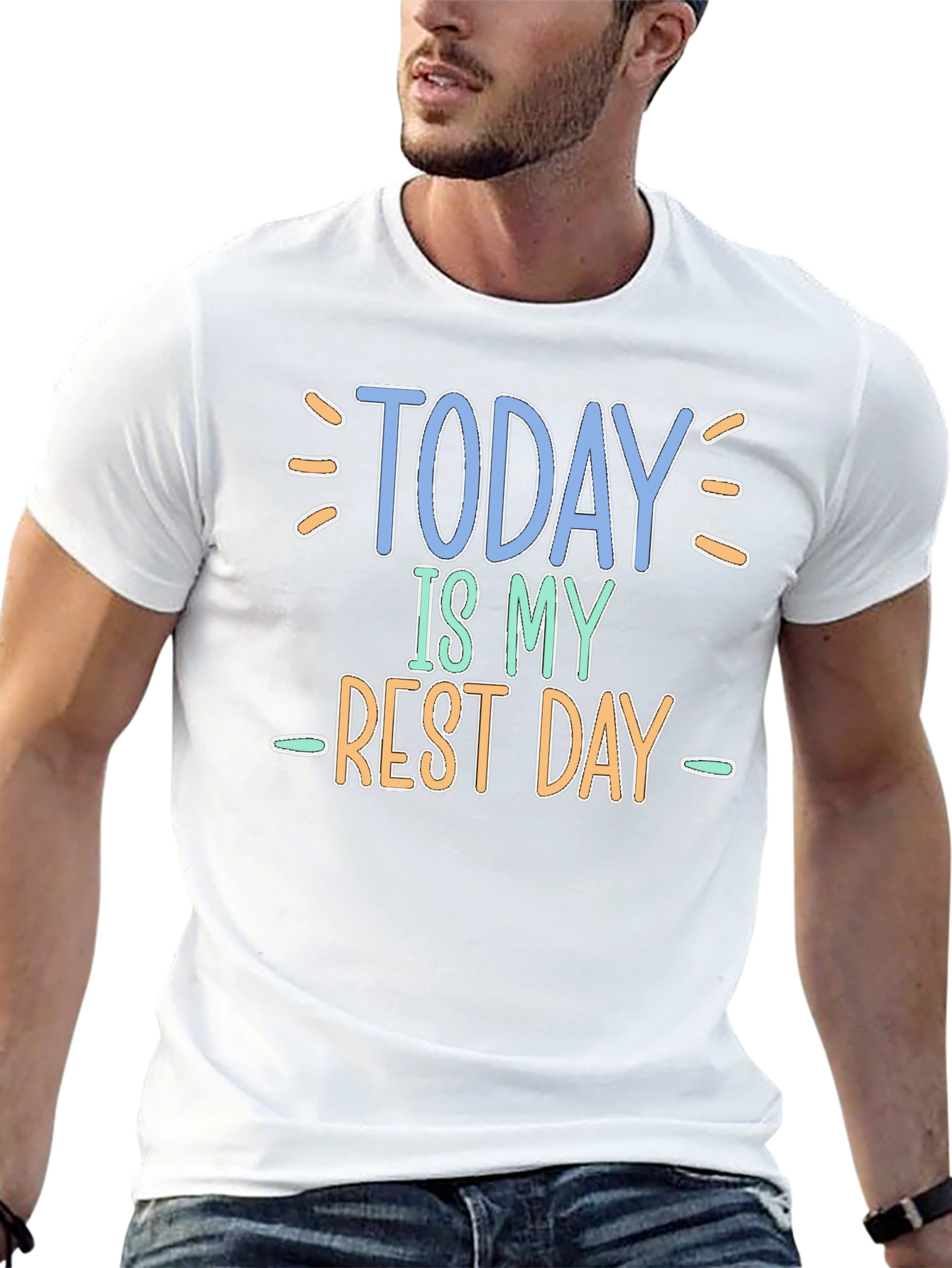 Today Is My Rest Day Graphic Tee