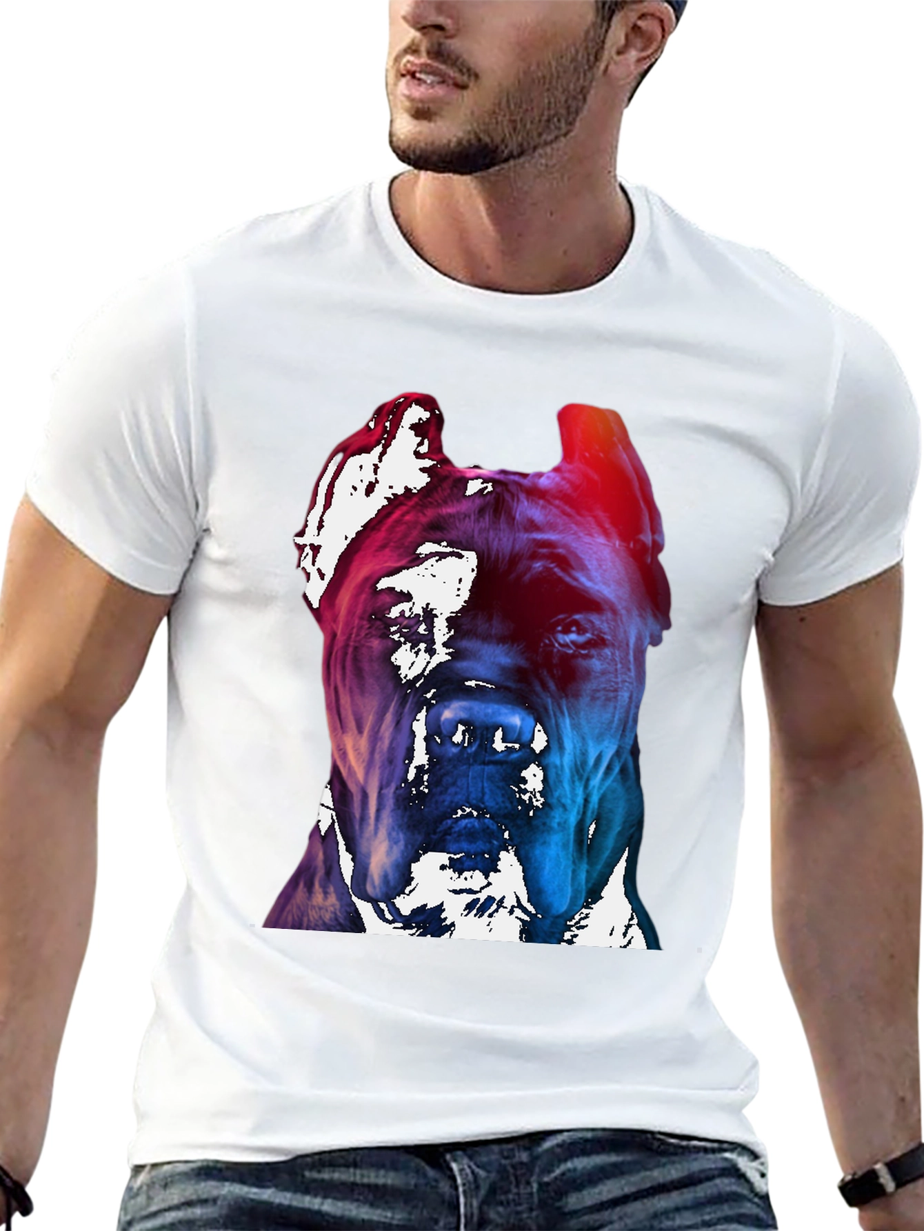 Dog Graphic Tee - Black T-Shirt