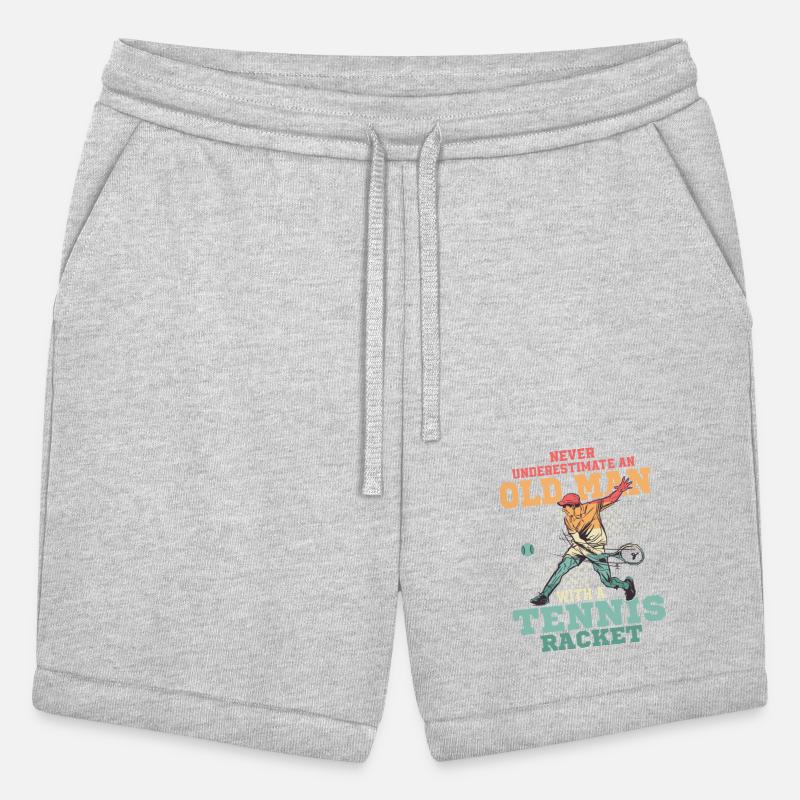 Never Underestimate An Old Man With A Tennis Racke