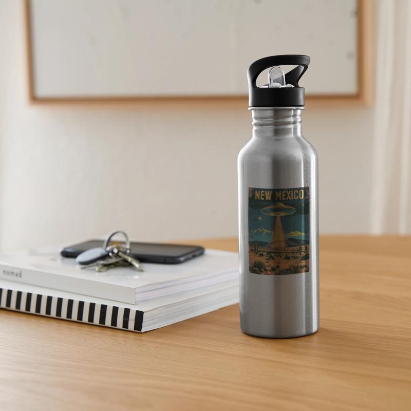 New Mexico UFO Desert Adventure Illustration