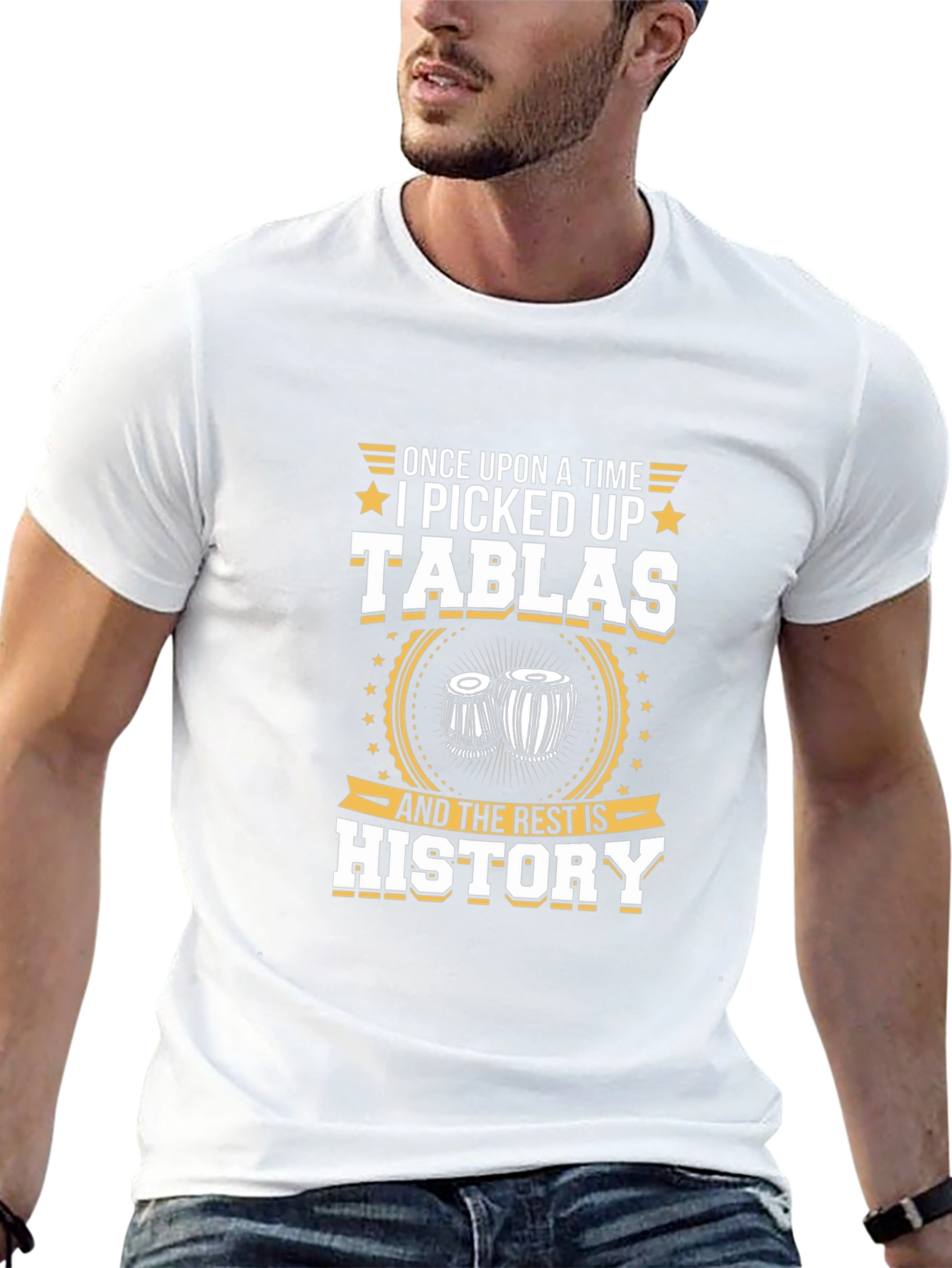 Funny Tablas Player T-Shirt - Musician Gift
