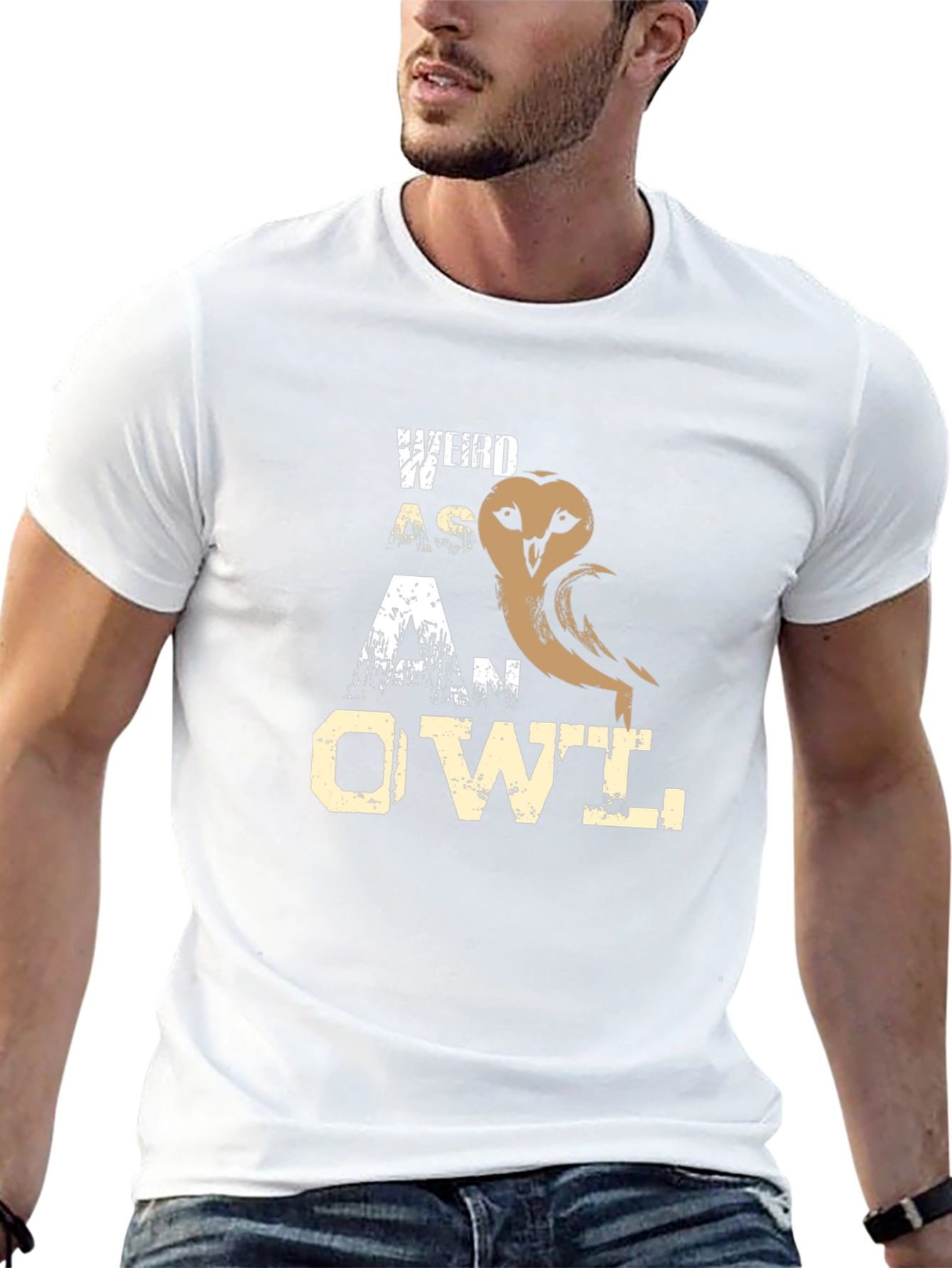 Weird As An Owl Graphic T-Shirt