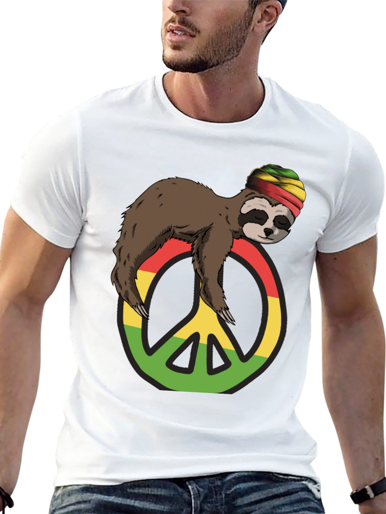 Peace Sloth Rastafarian Shirt