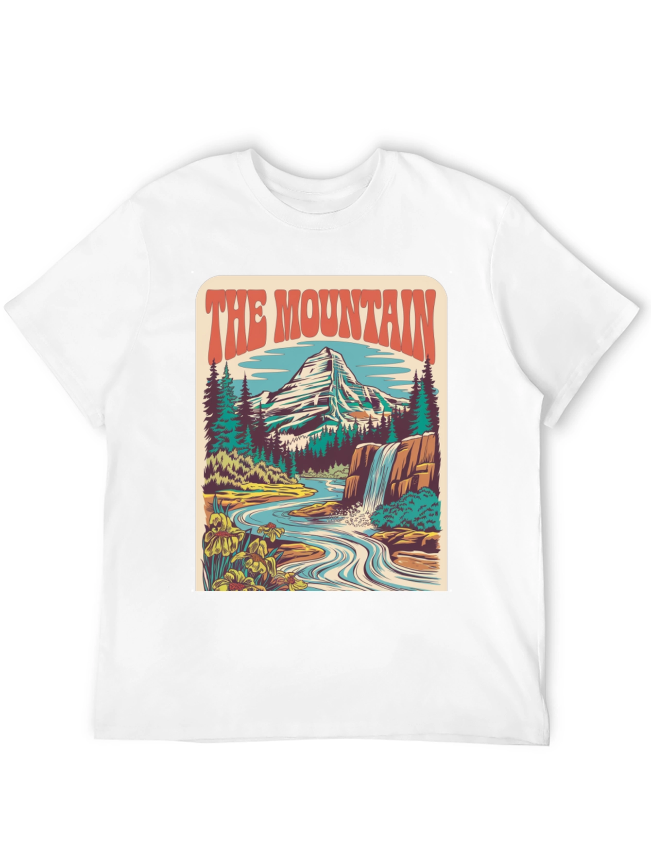 The Mountain Graphic Tee - Nature Lovers T-Shirt
