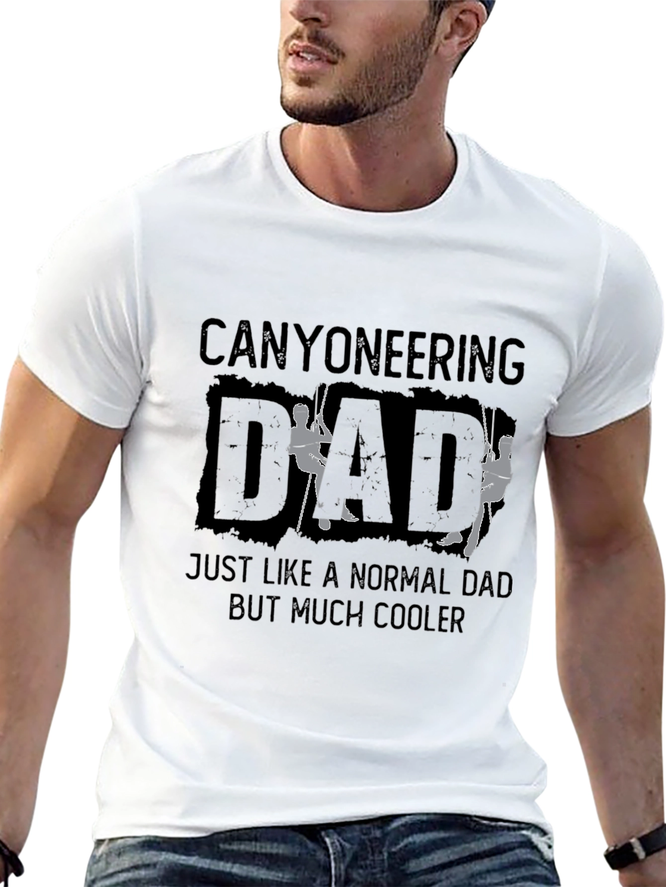 Canyoneering Dad T-Shirt - Cool Adventure Design