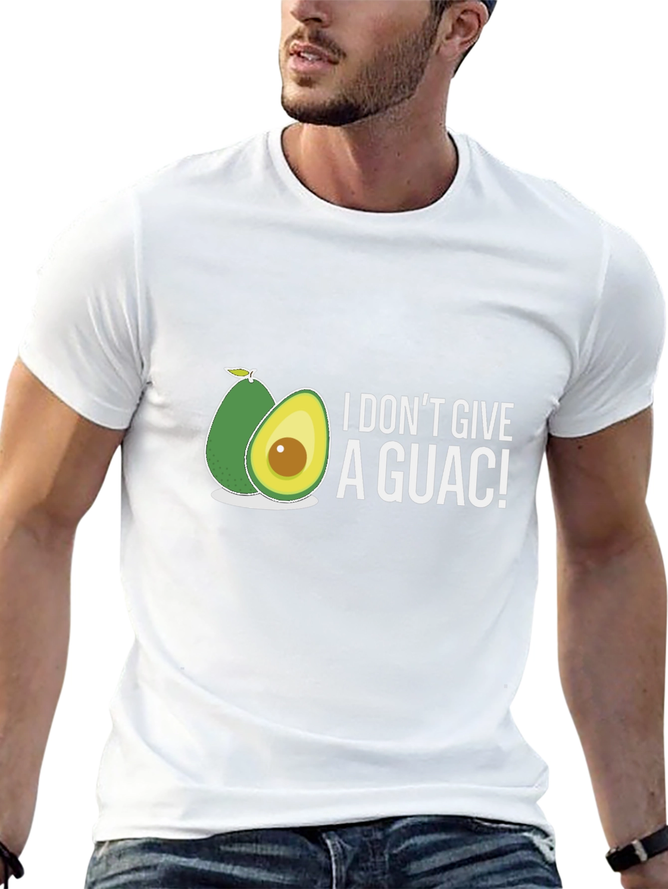 I Dont Give A Guac! Funny Avocado Graphic T-Shirt