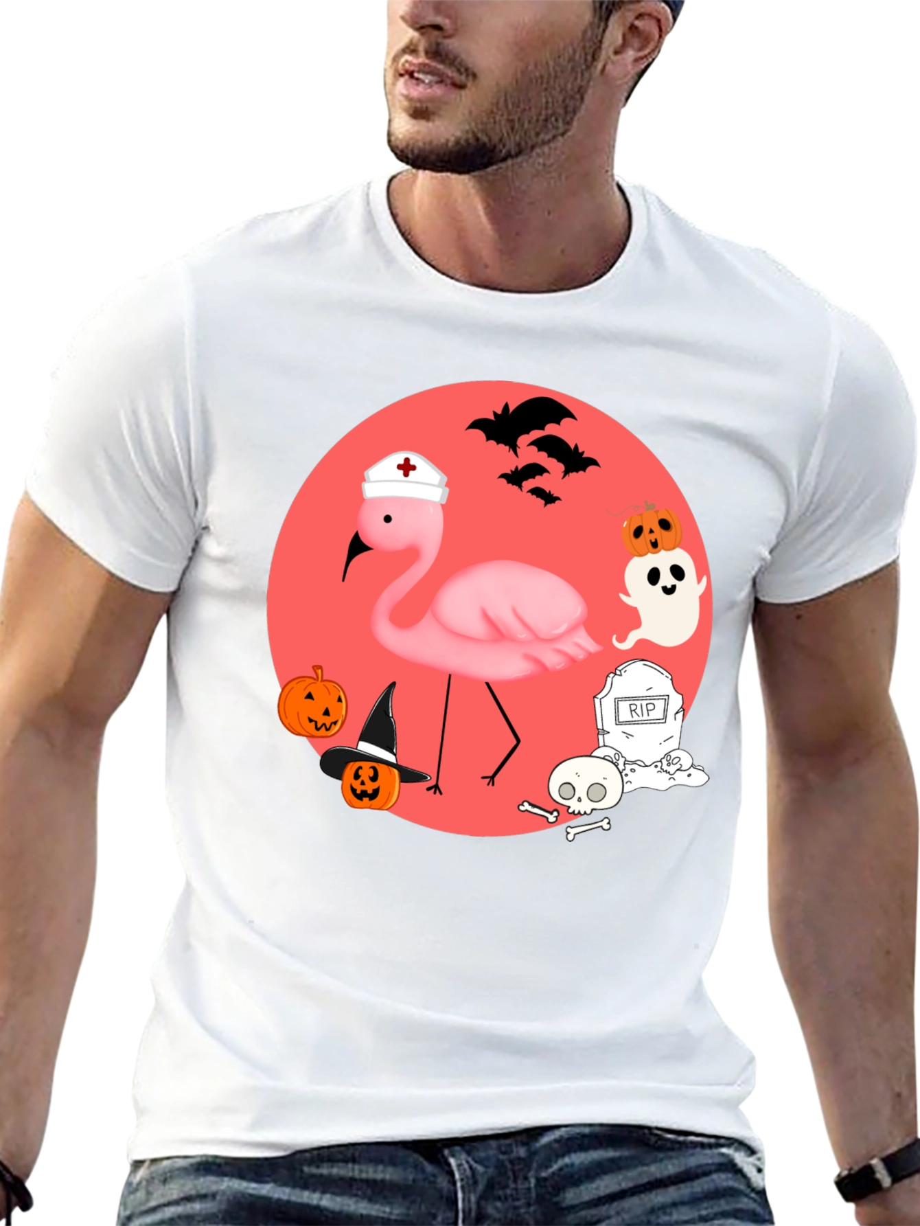 Halloween Flamingo T-Shirt
