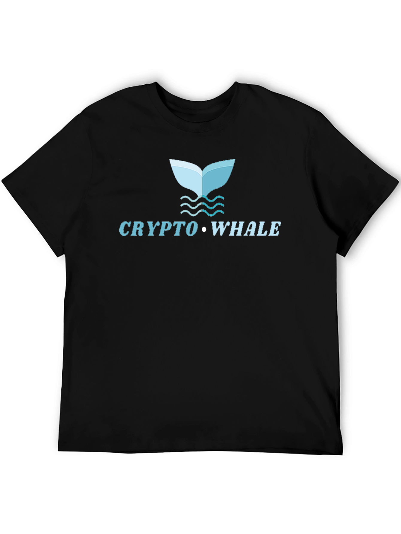 Crypto Whale Black Graphic Tee