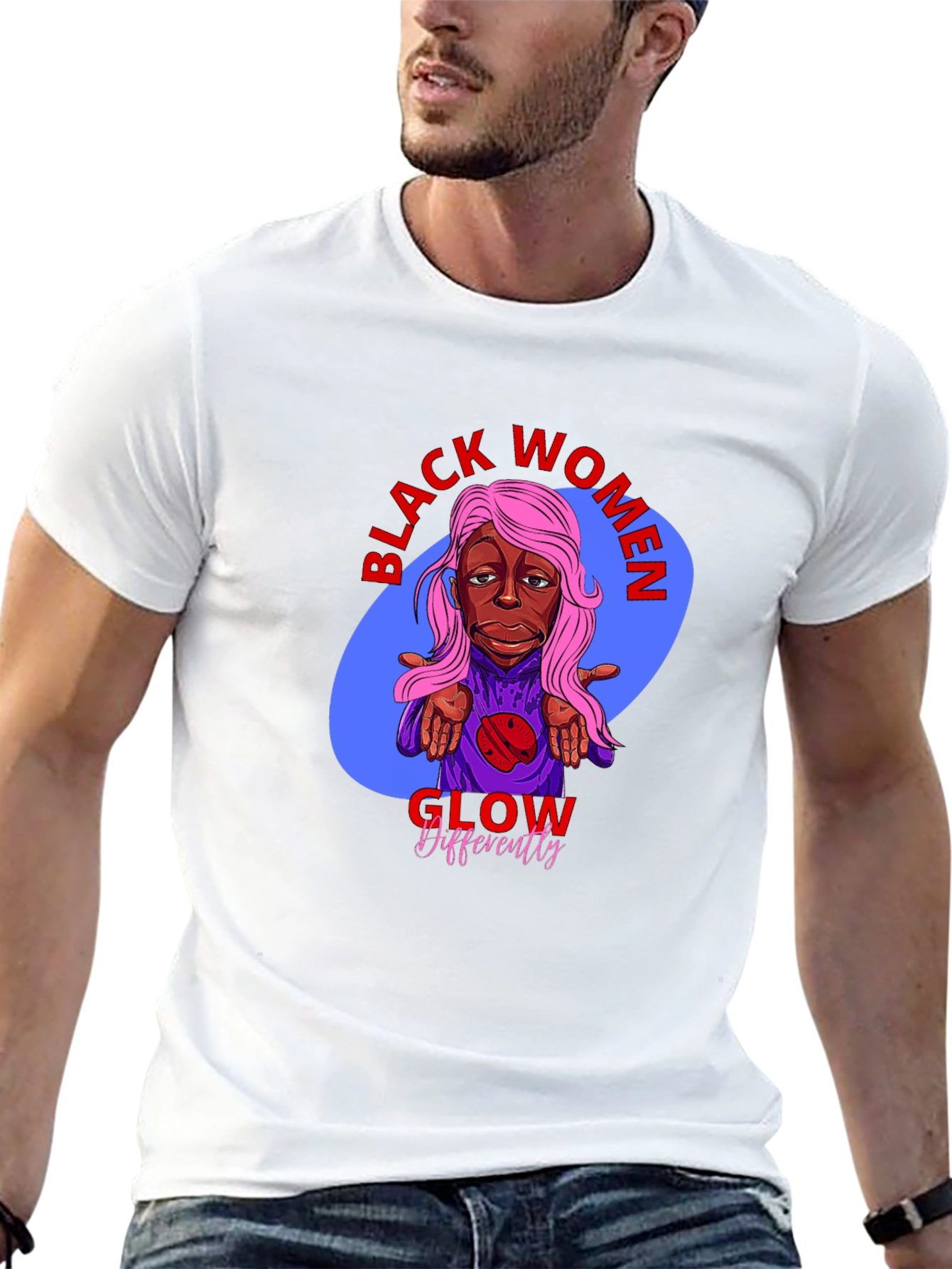 Black Women Glow Differently T-Shirt