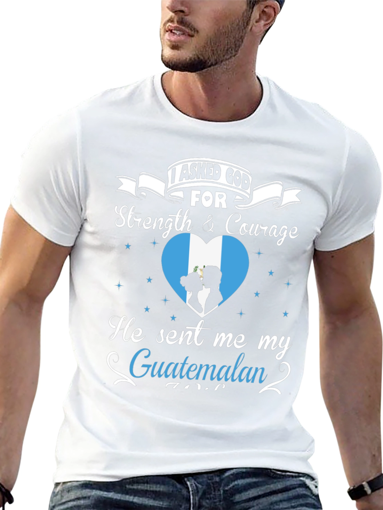 Guatemalan Pride T-Shirt - Strength & Courage