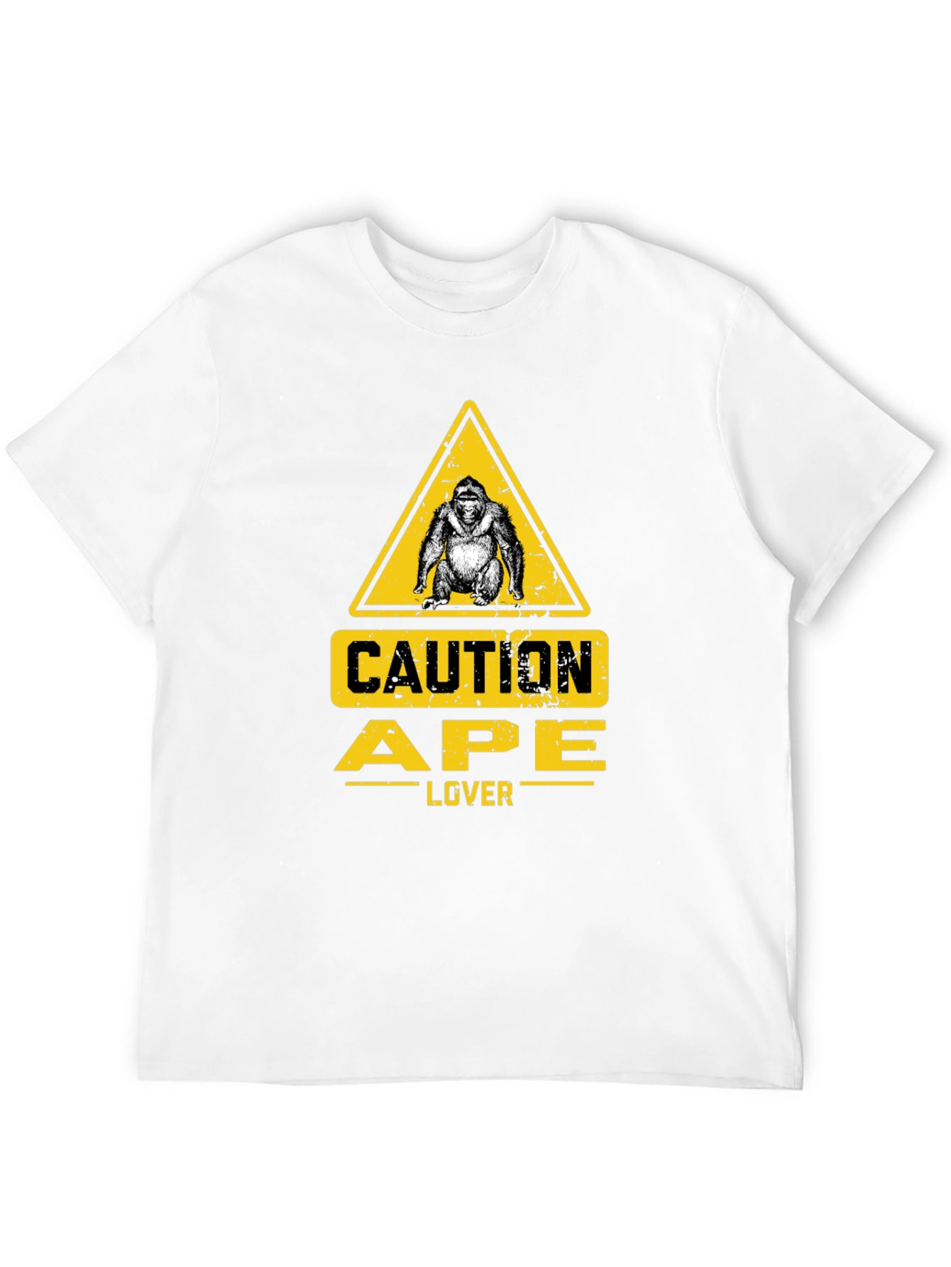 Caution Ape Lover Black T-Shirt