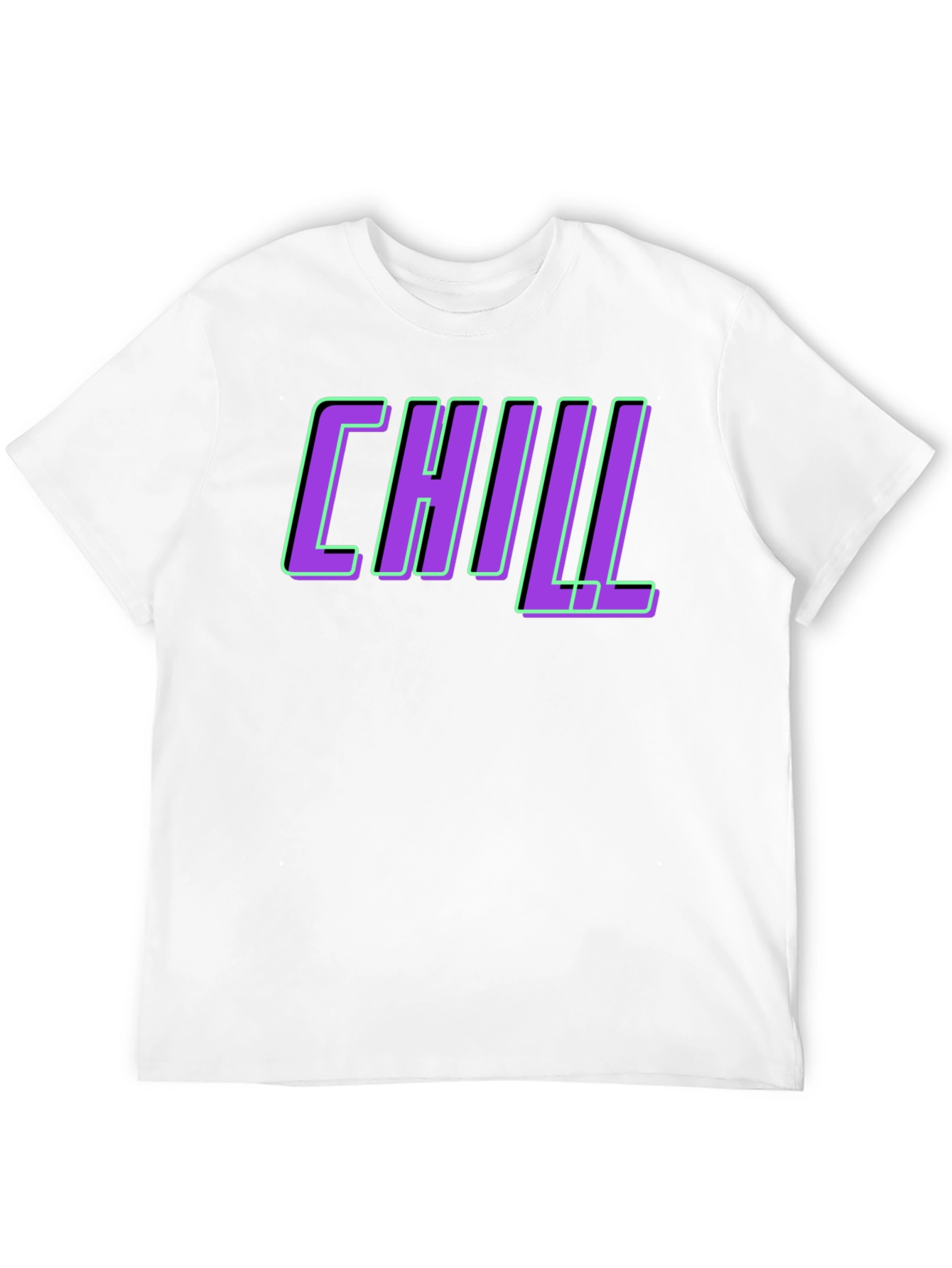 Chill Graphic Tee - Trendy Relaxed Fit