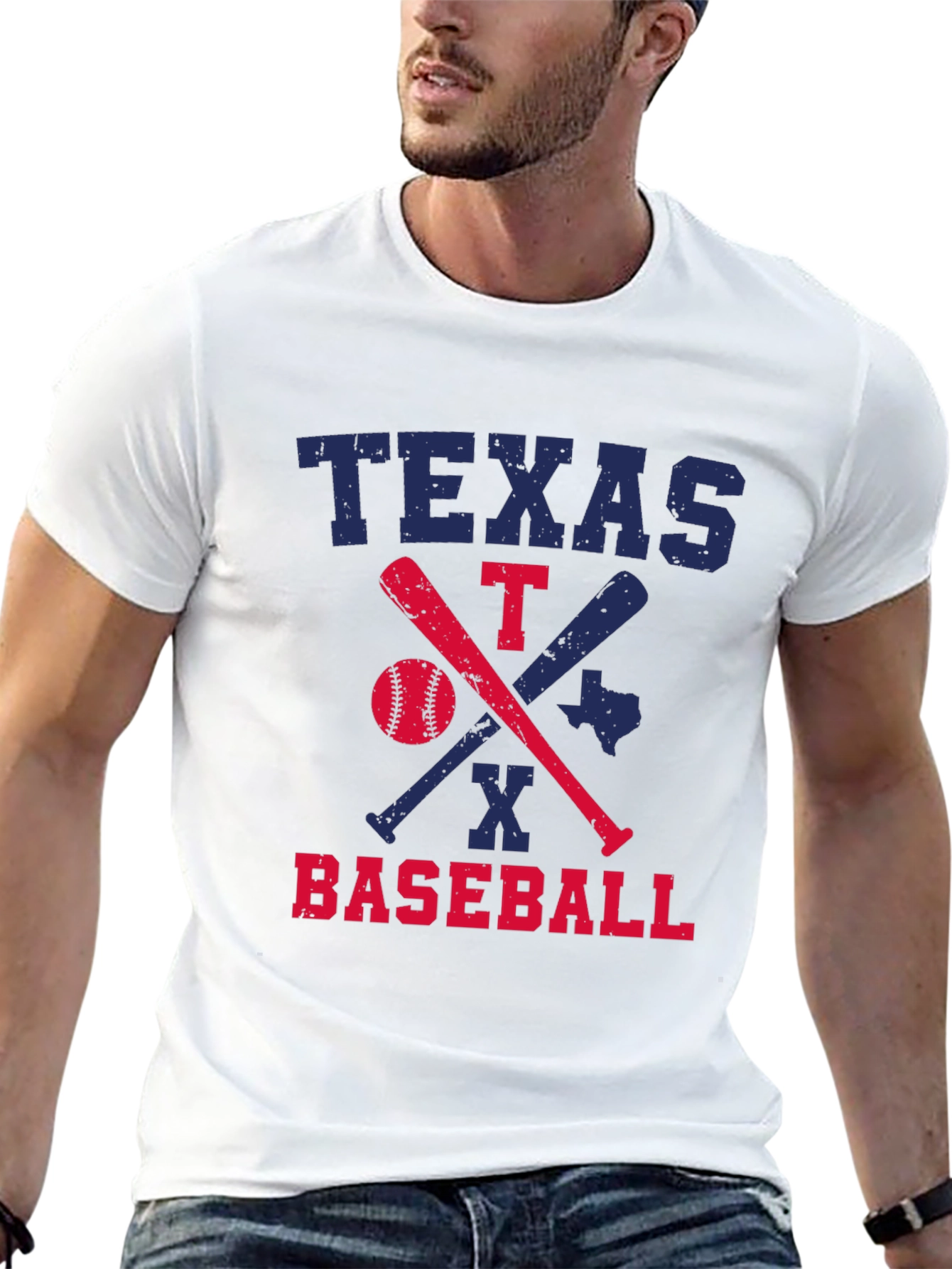 Texas Baseball Graphic T-Shirt