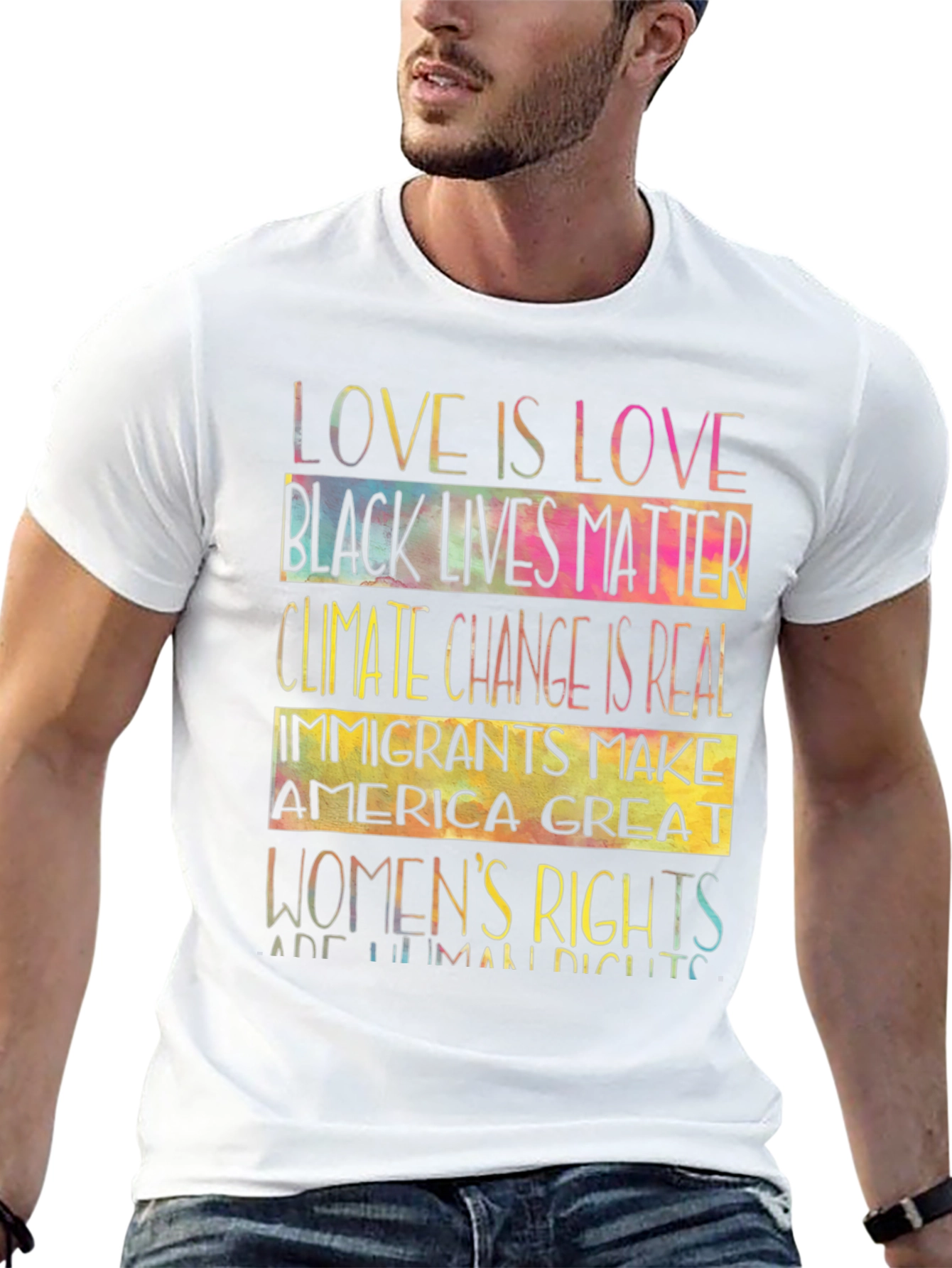 Equality Tie-Dye Graphic T-Shirt