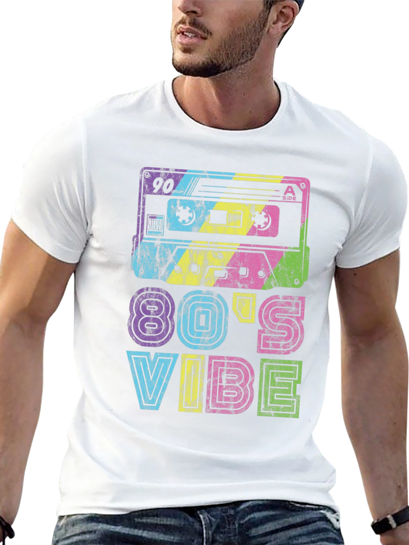 80s Vibe Retro Cassette Tape T-Shirt