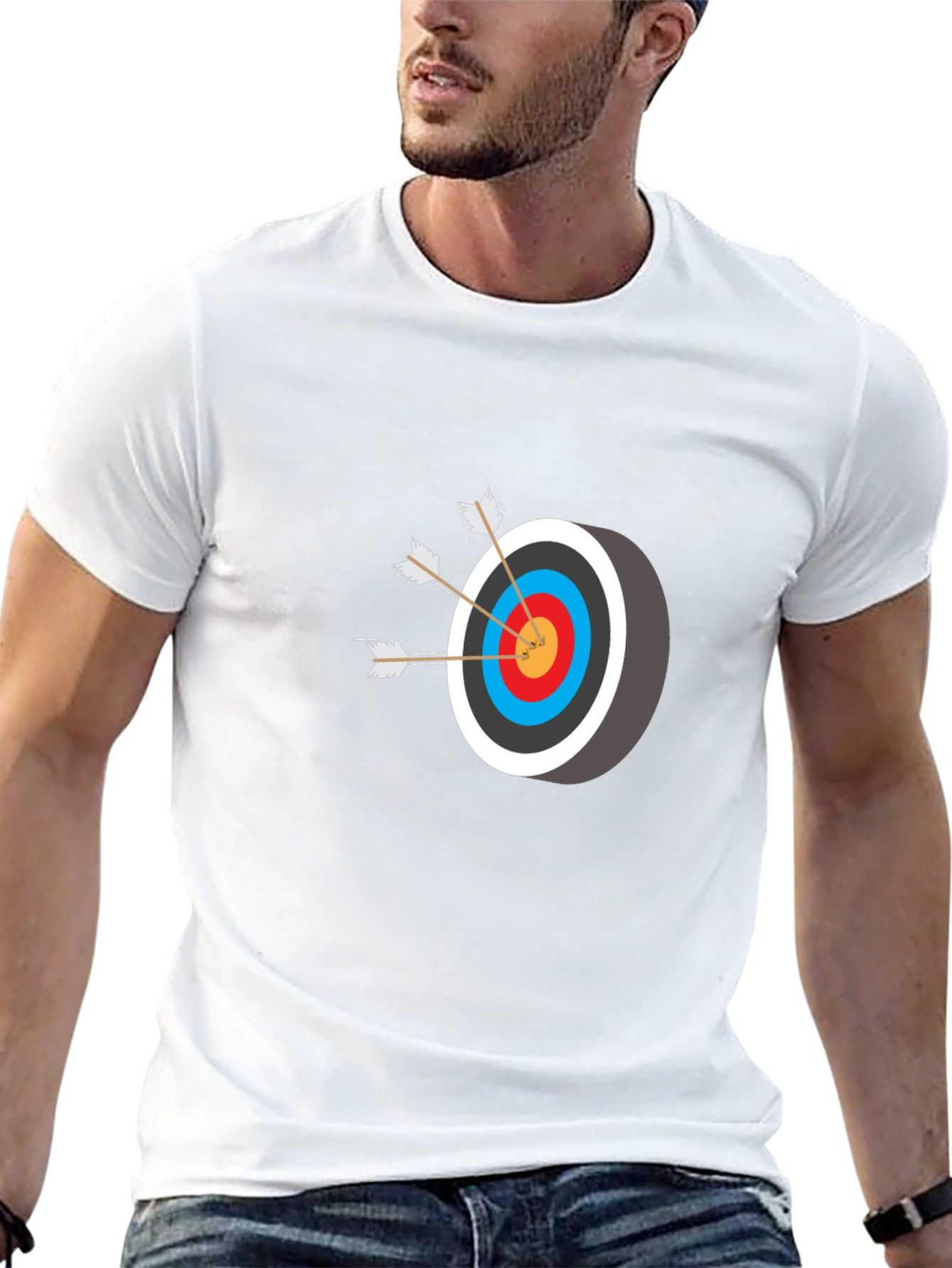 Archery Target T-Shirt - Bullseye Graphic Tee