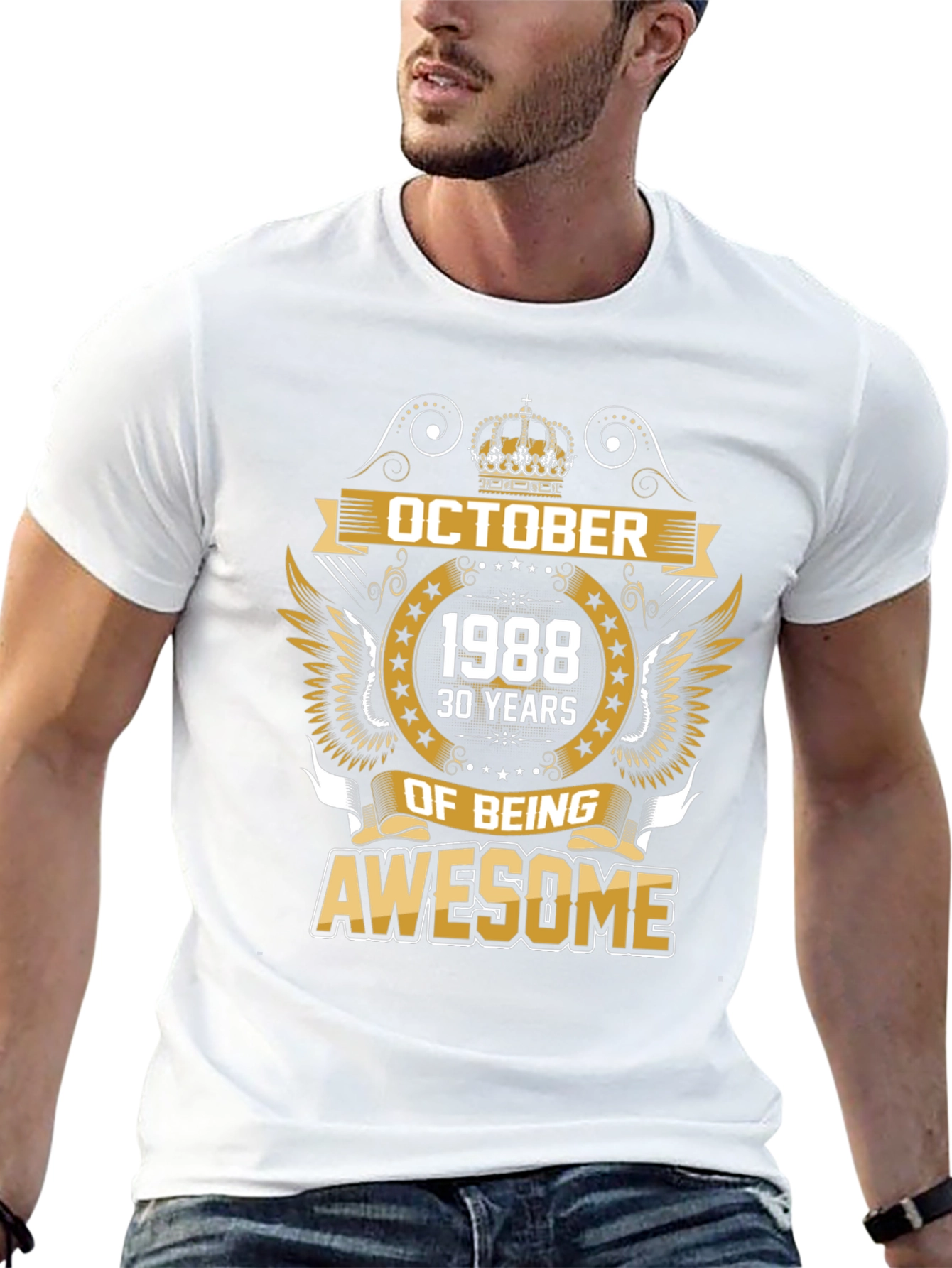 October 1988 30 Years of Being Awesome T-Shirt