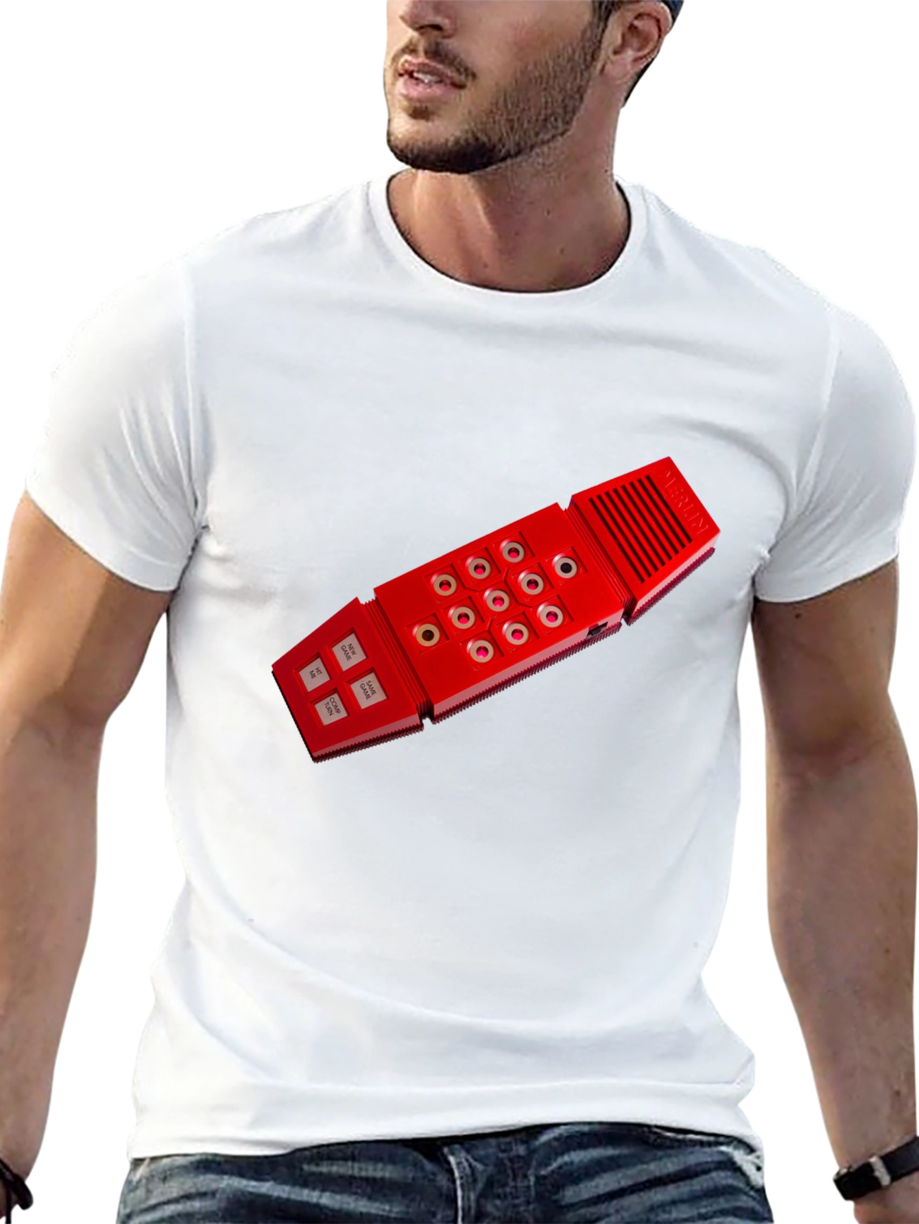 Retro Cassette Player T-Shirt - Black