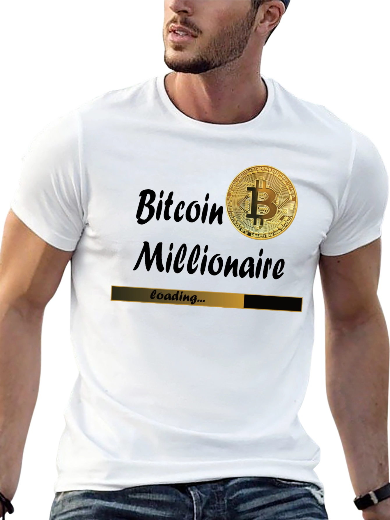 Bitcoin Millionaire Loading T-Shirt