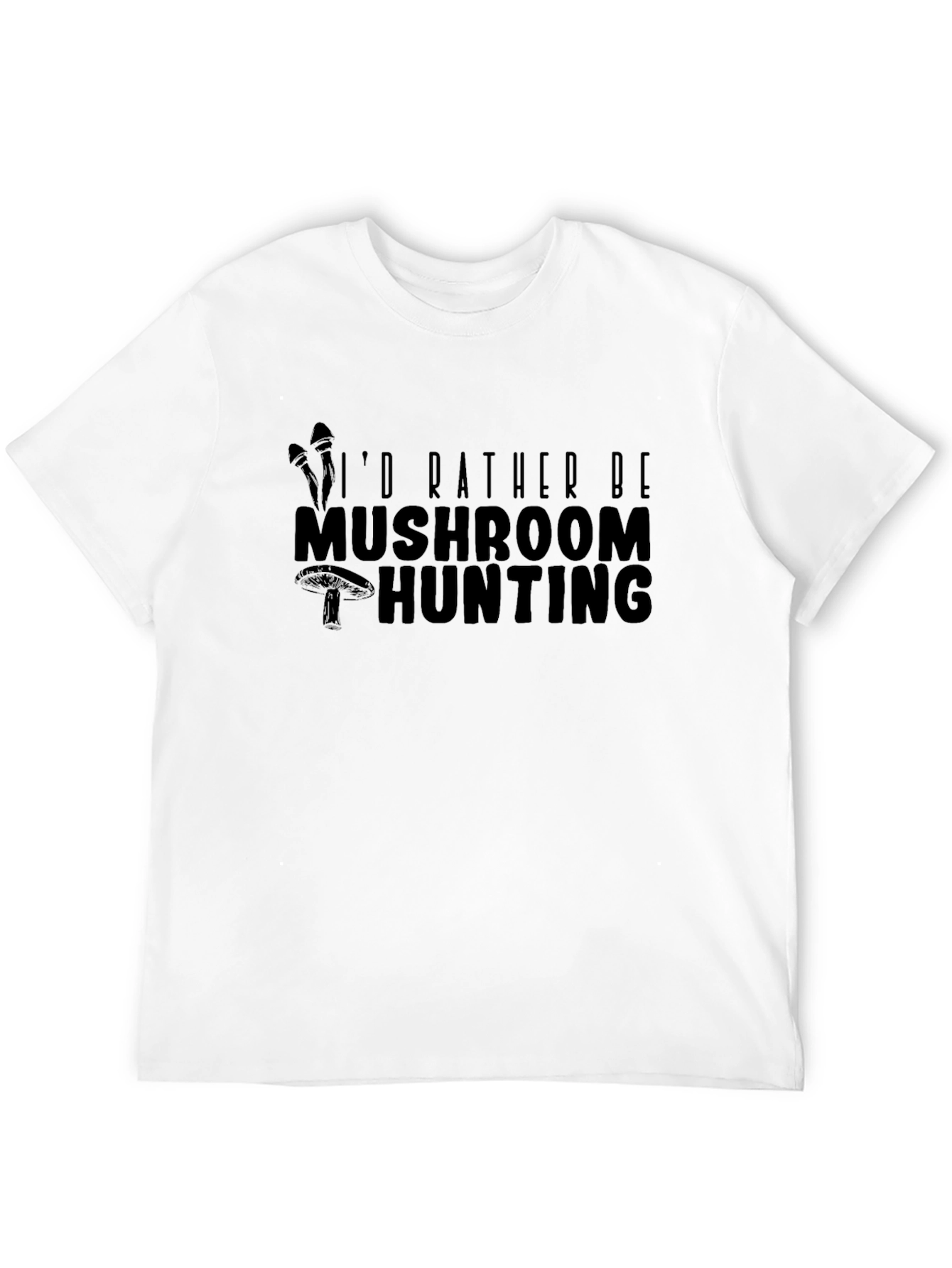 Mushroom Hunting Graphic T-Shirt