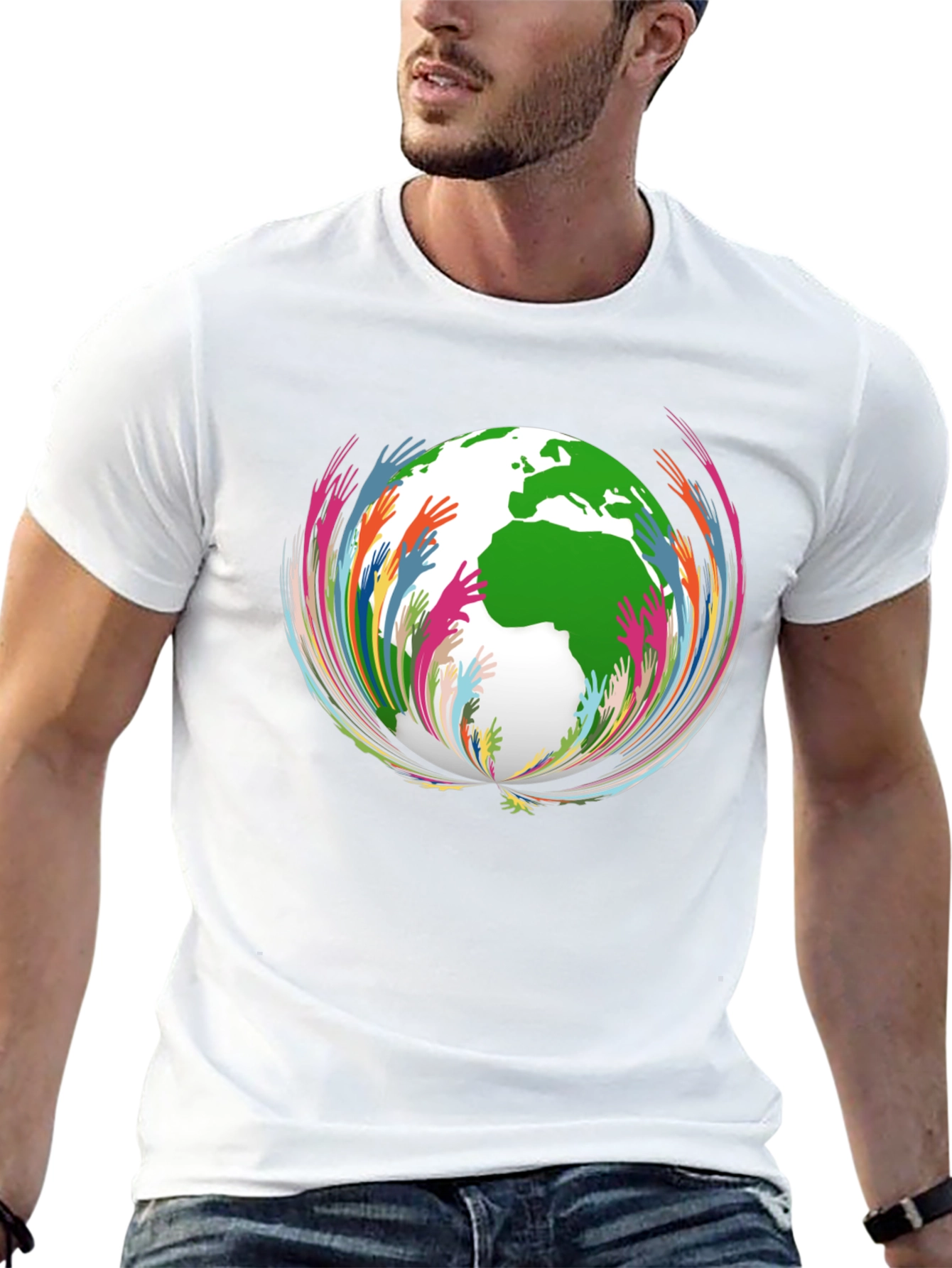Global Unity Graphic Tee - Black