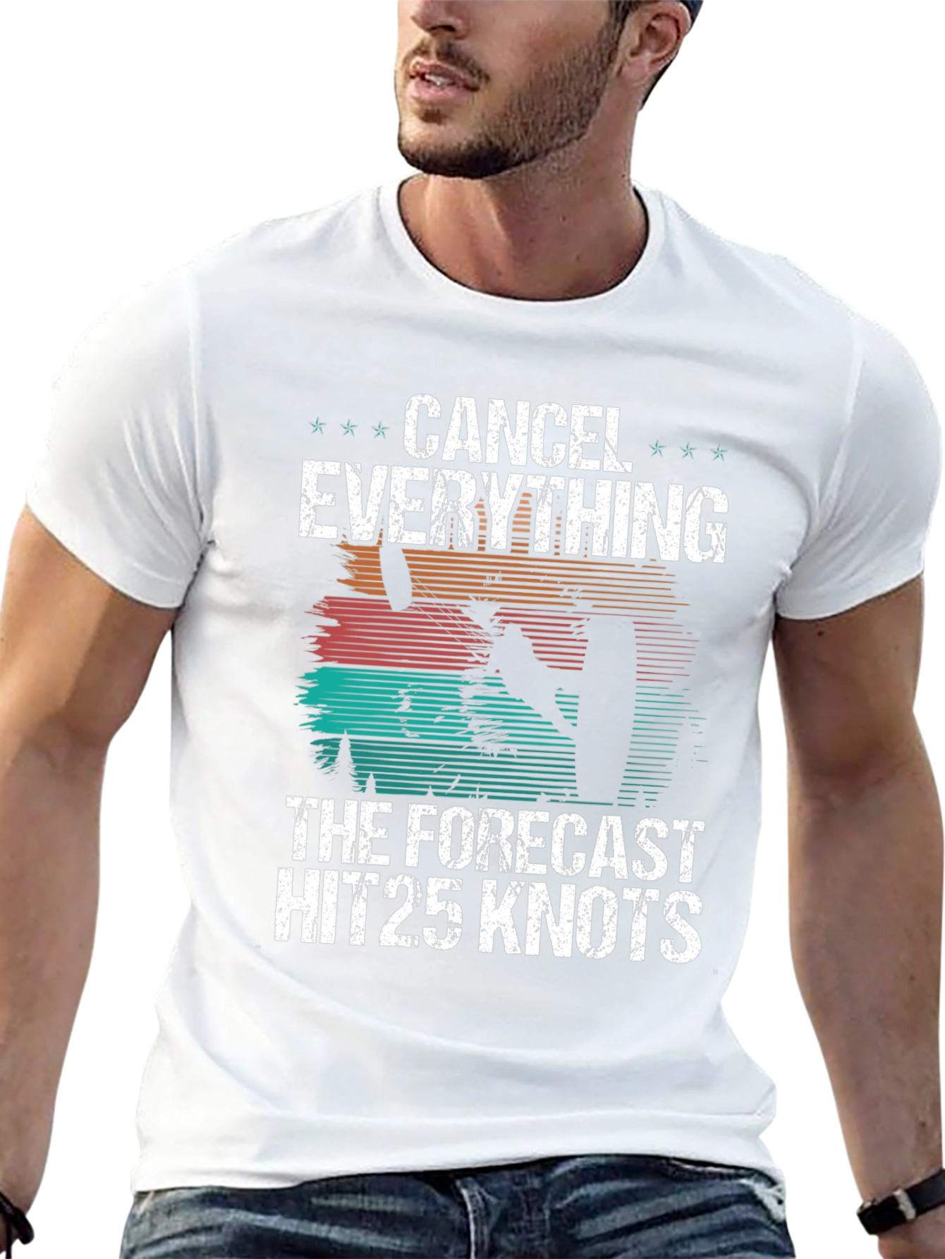Cancel Everything 25 Knots Black T-Shirt