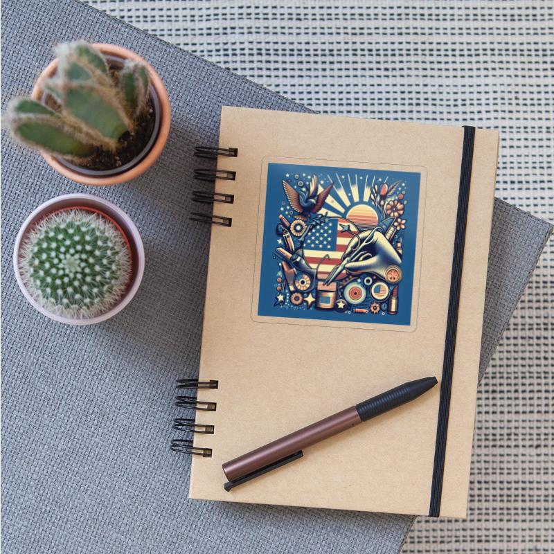 Patriotic Artistic Tattoo Style