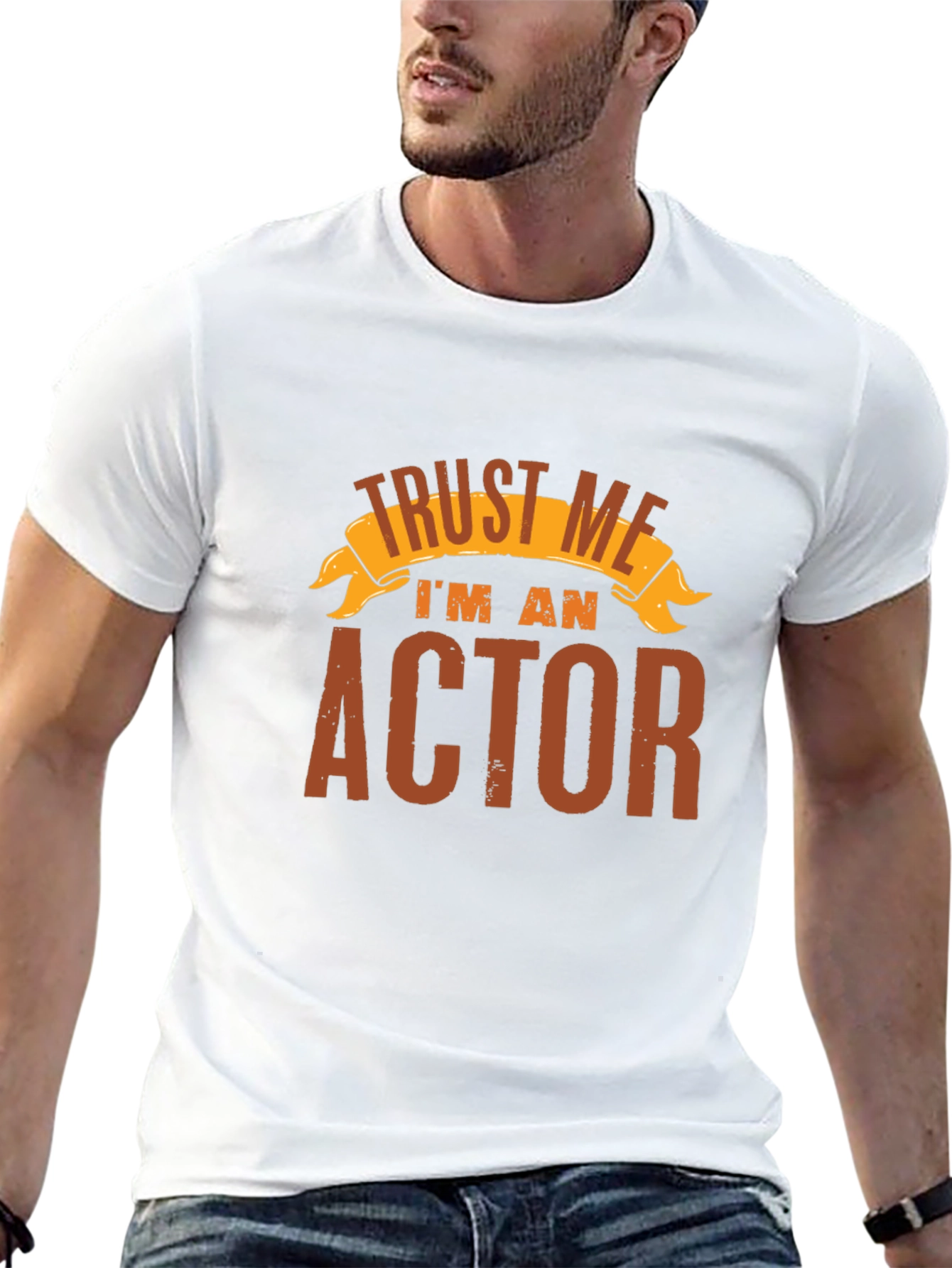 Trust Me Im an Actor - Black T-Shirt
