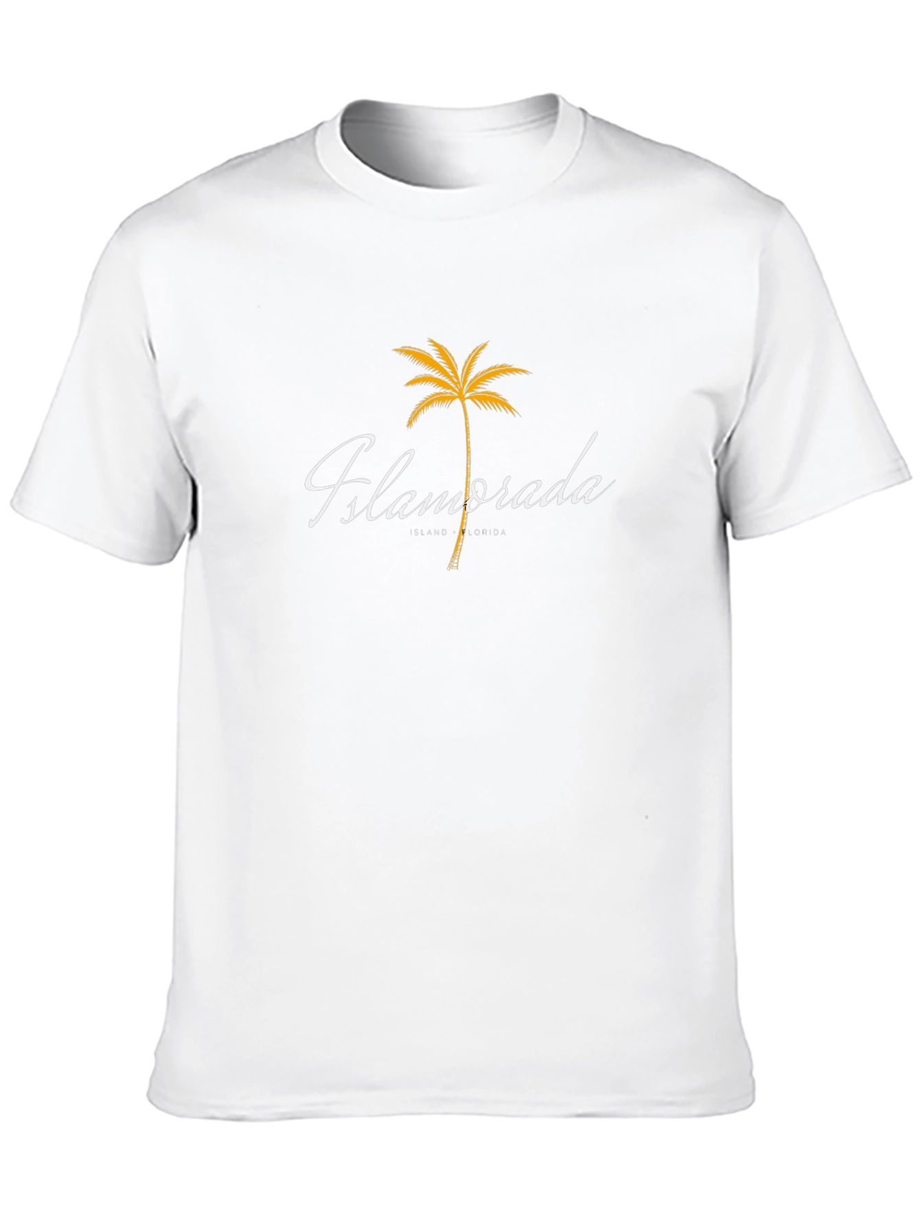 Islamorada Florida Palm Tree Black T-Shirt