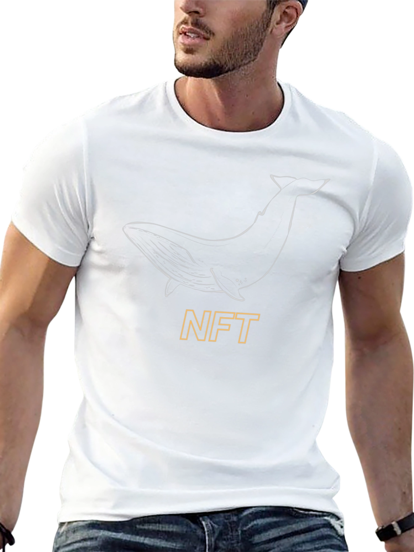 NFT Whale Black T-Shirt