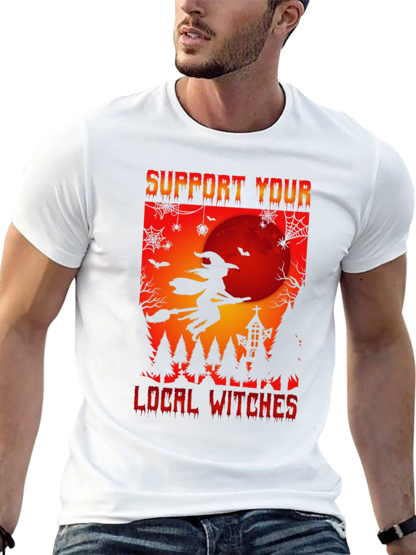 Support Your Local Witches T-Shirt - Halloween Tee