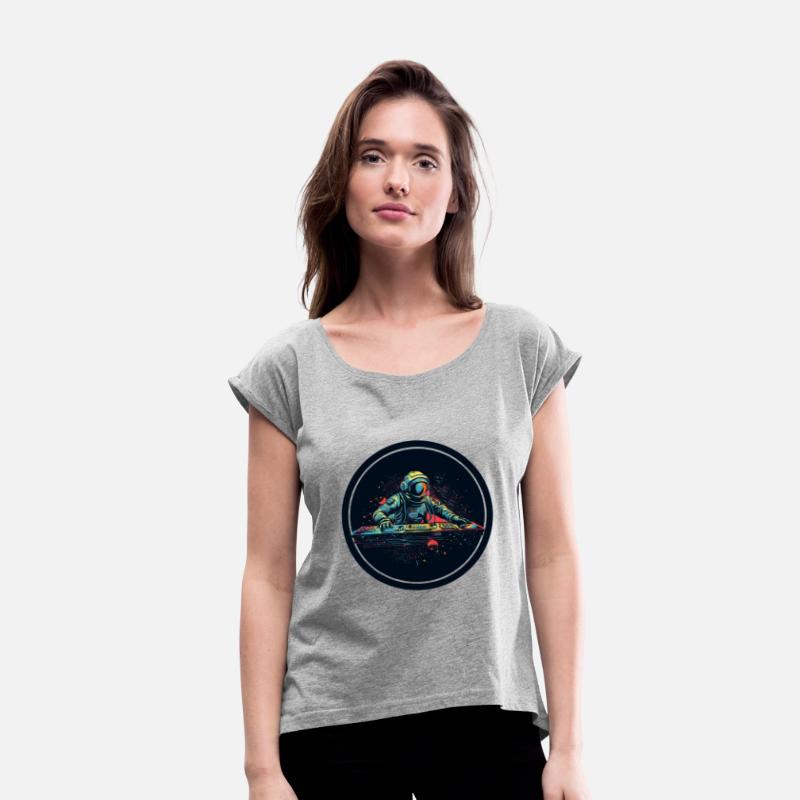 Premium Splash Art Circle Space Astronaut Rave Mus