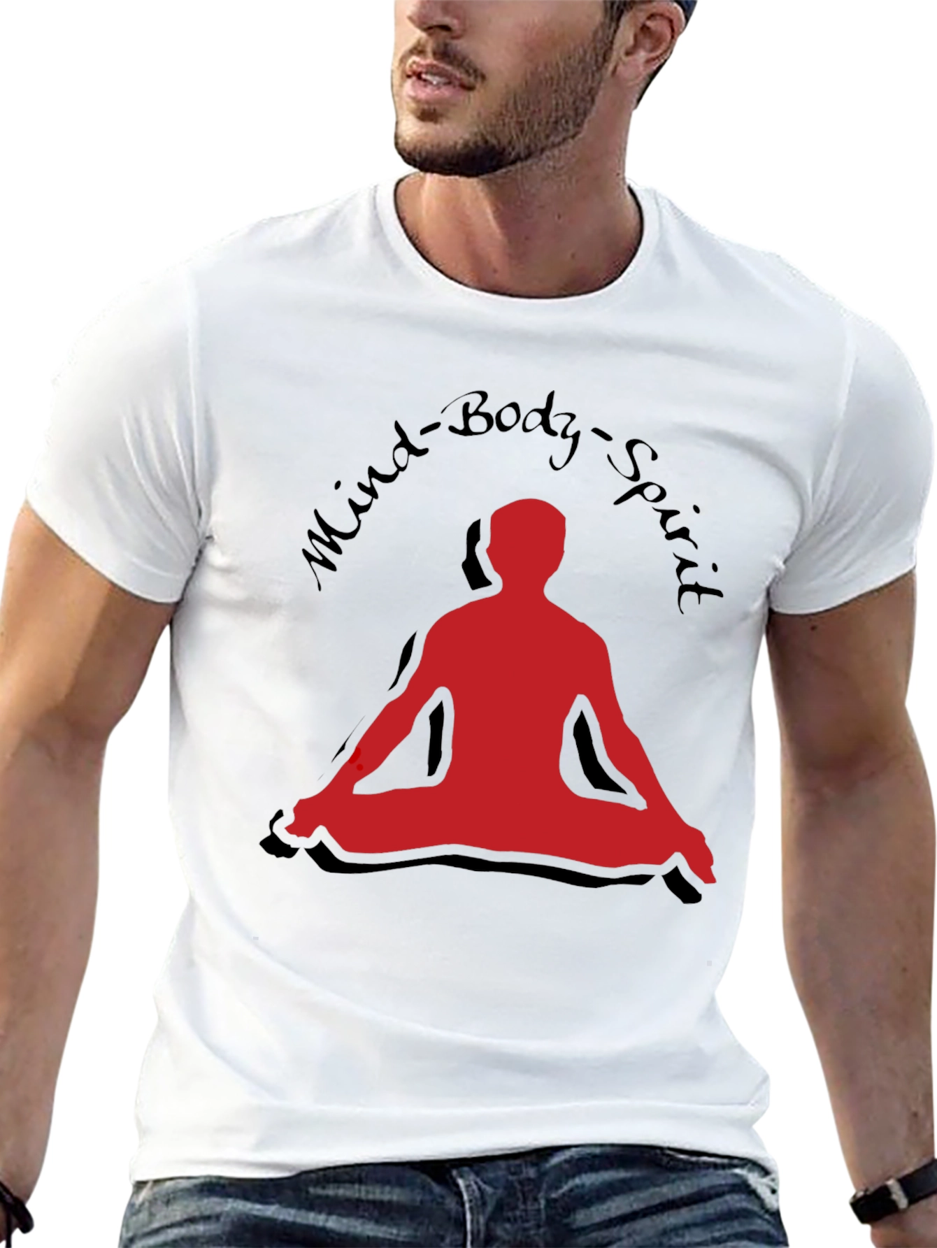 Mind Body Spirit T-Shirt - Yoga Meditation Tee