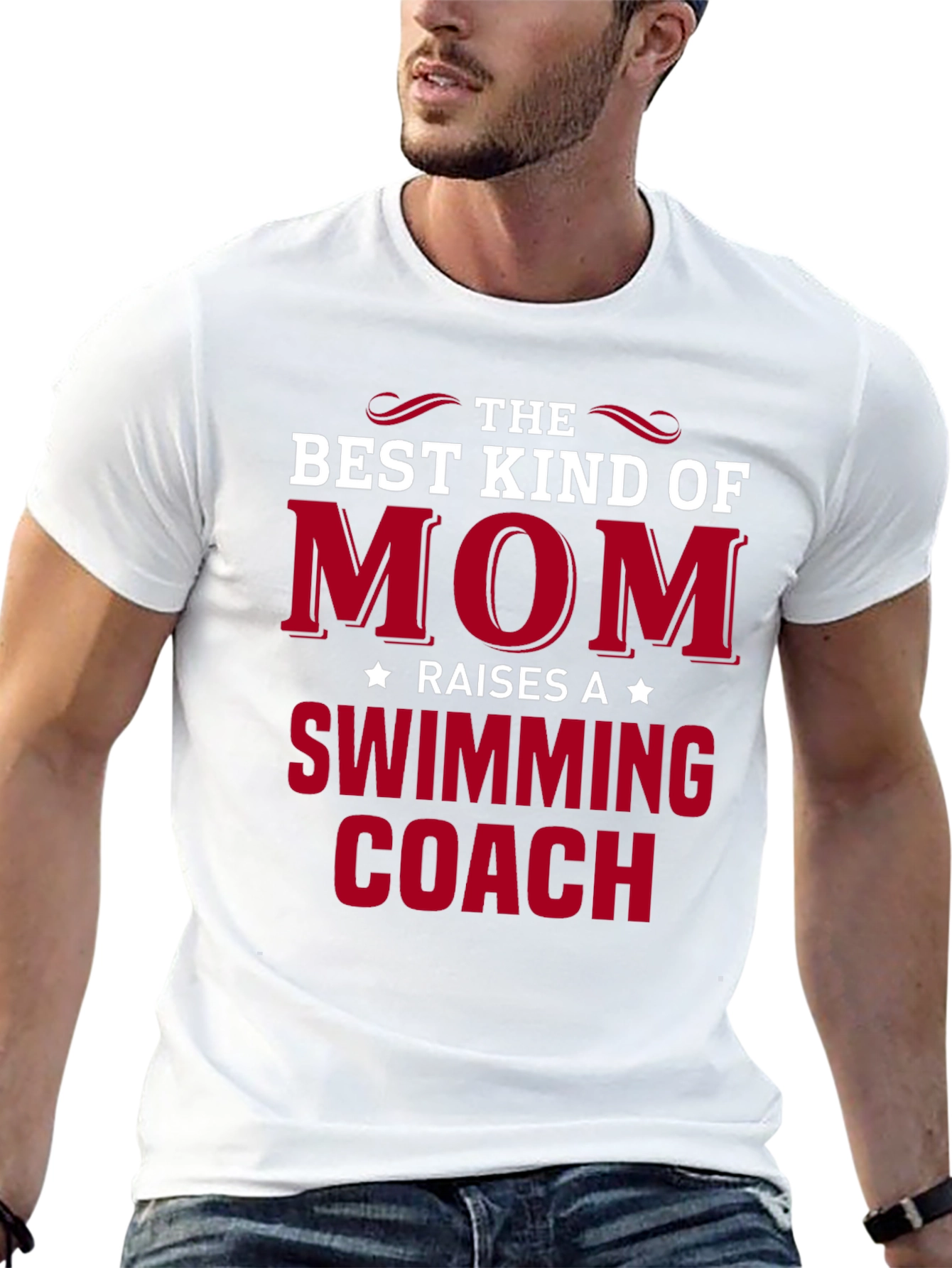 Best Kind of Mom - Swimming Coach T-Shirt