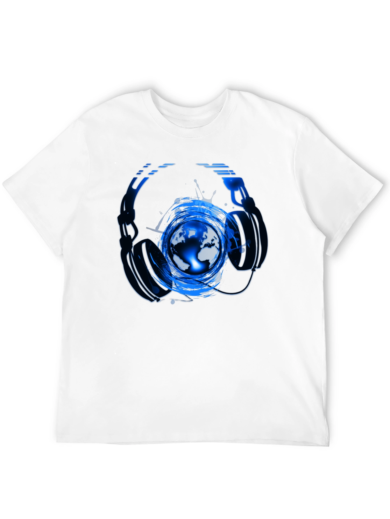 World Music T-Shirt - DJ Headphones Design