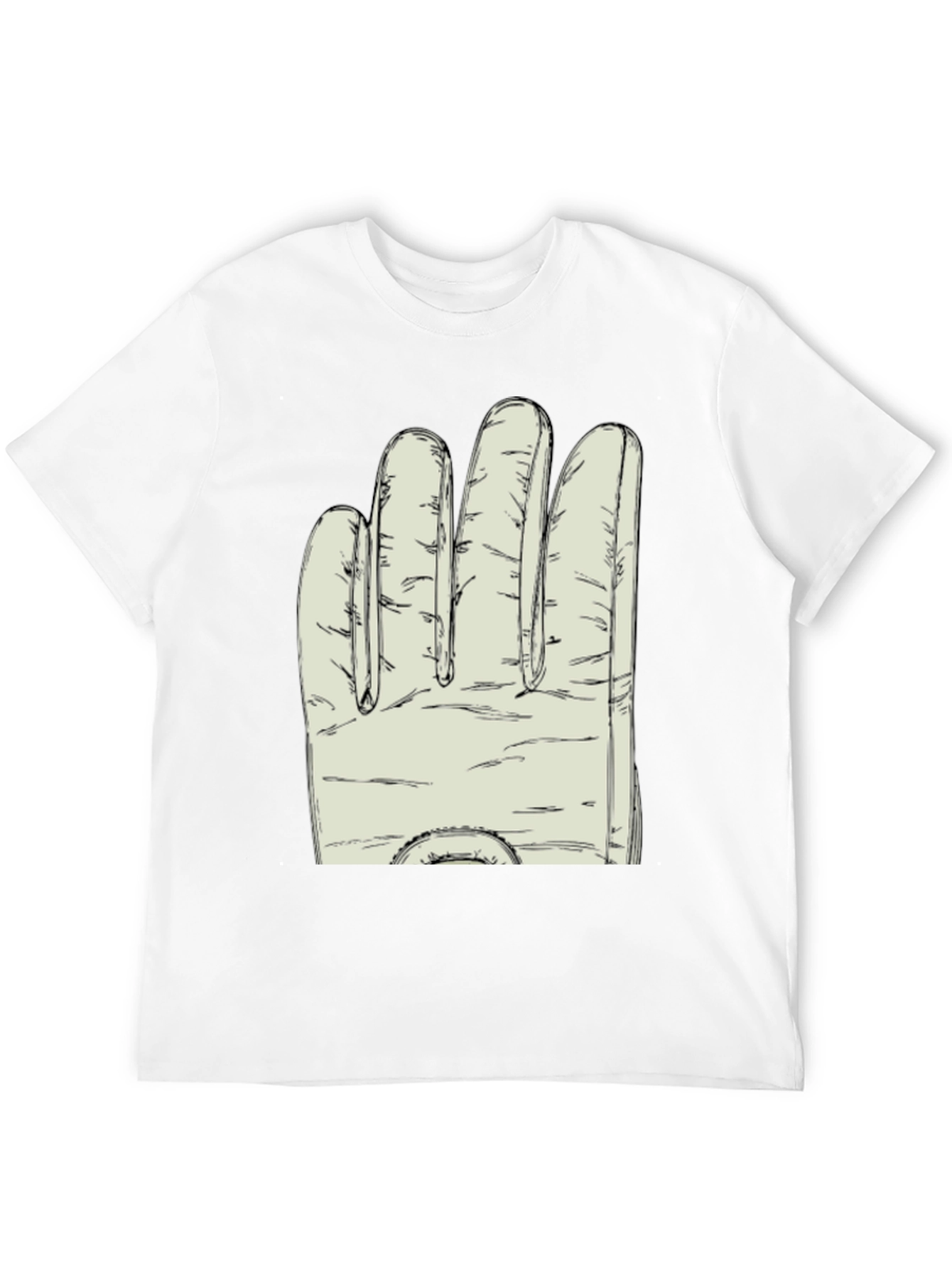 Novelty Glove Graphic T-Shirt - Soft Cotton Blend