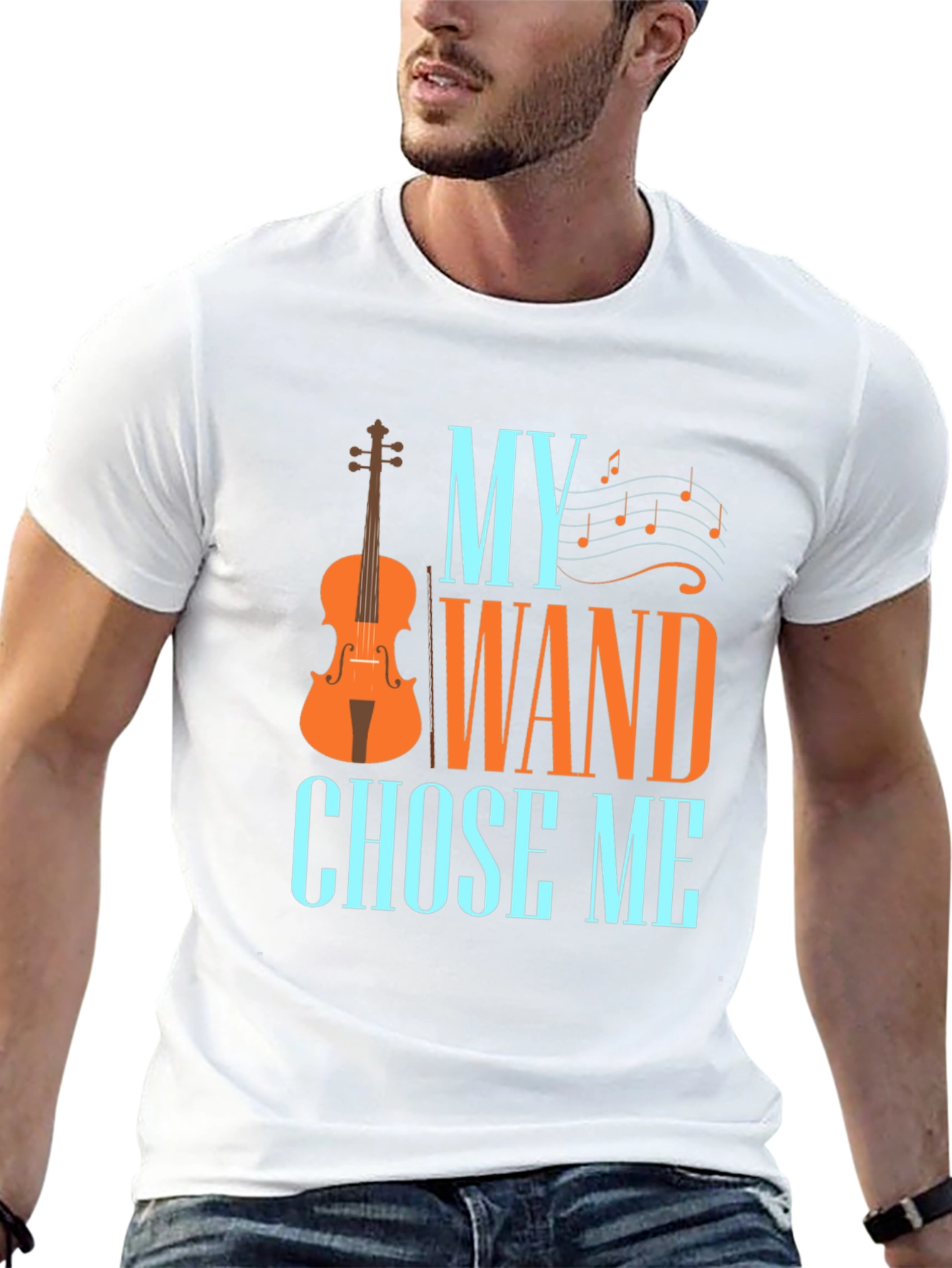 My Wand Chose Me Musician T-Shirt