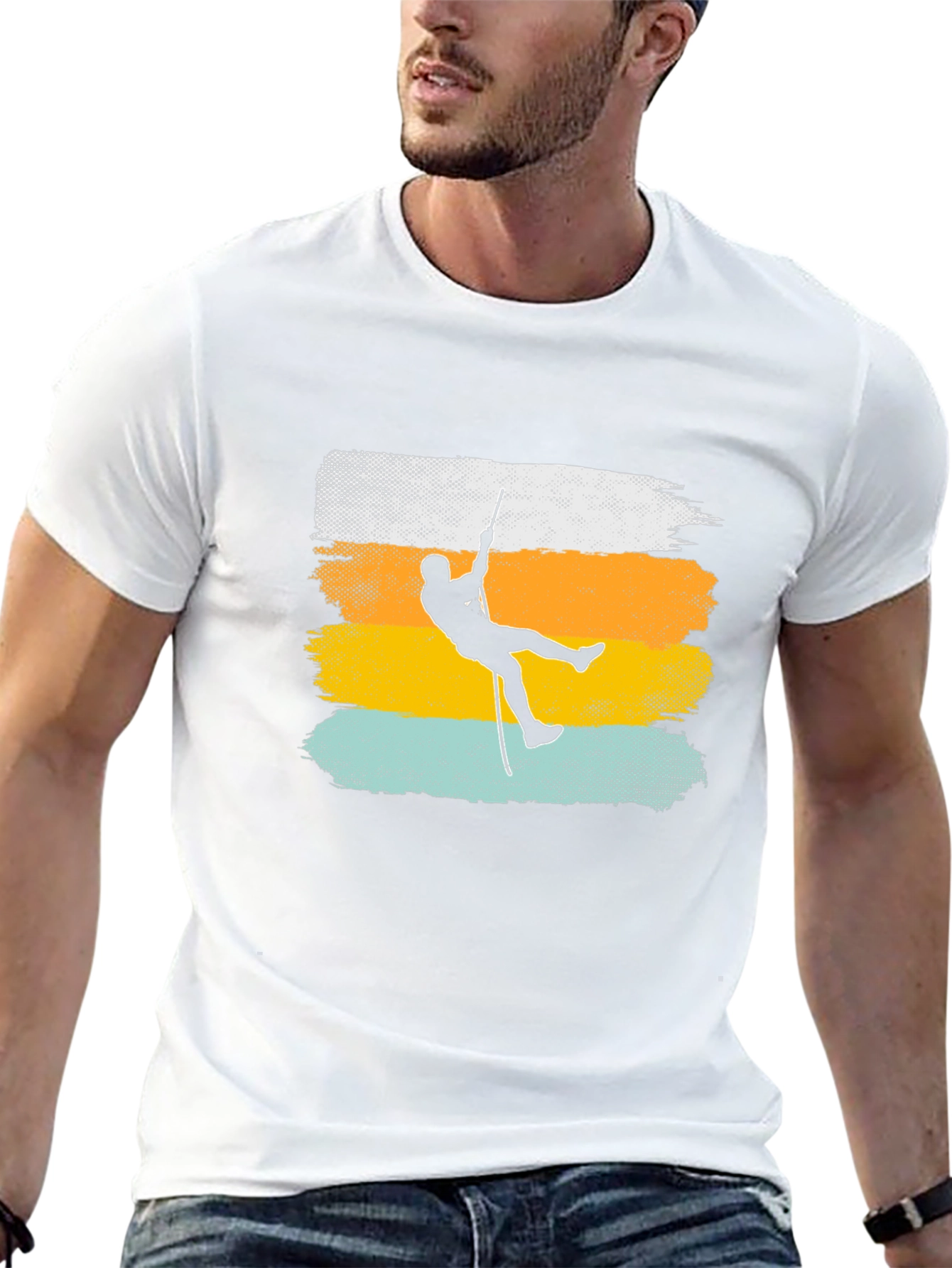 Retro Climber Graphic T-Shirt - Adventure Tee