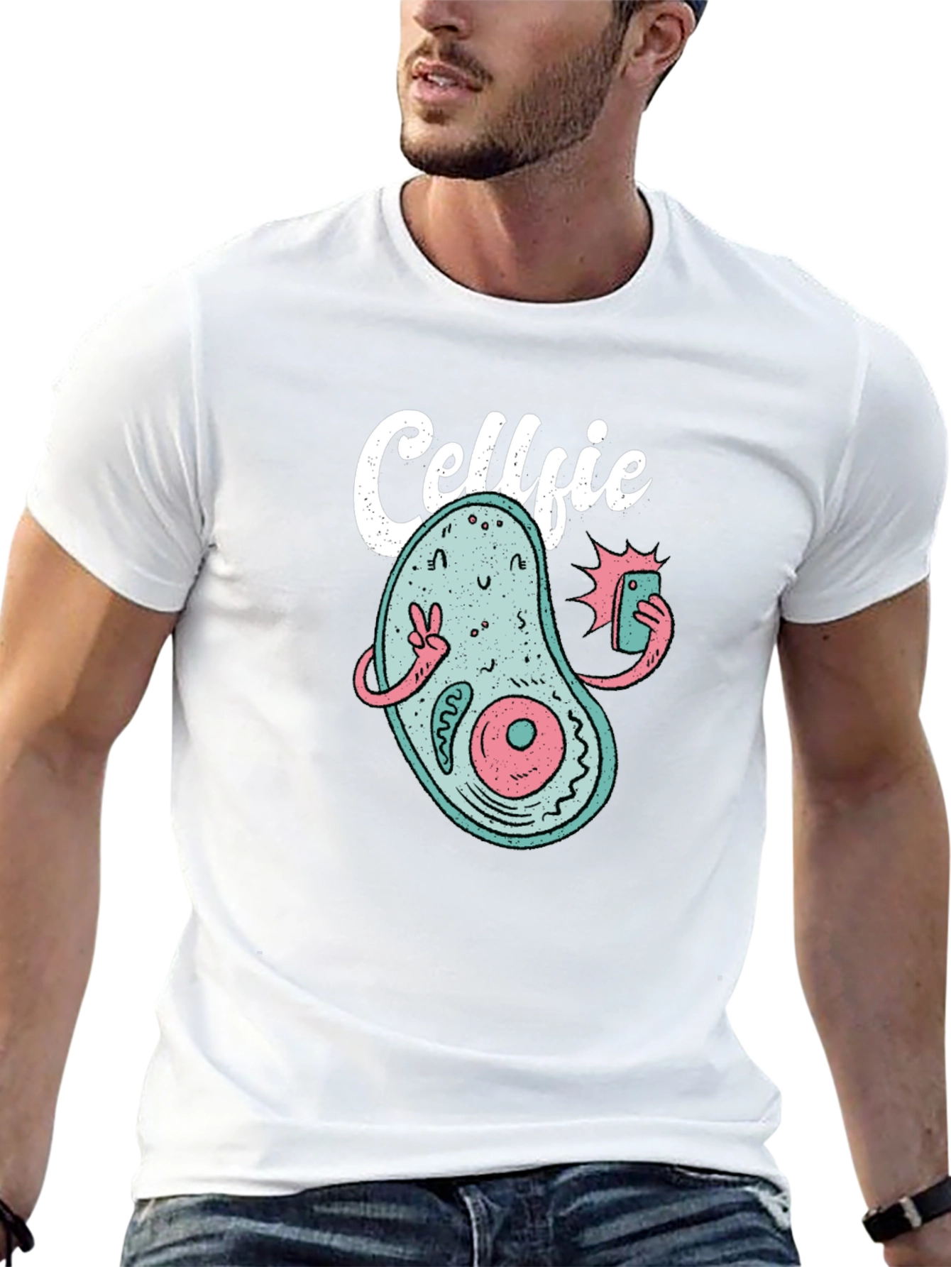 Cellfie Graphic T-Shirt - Biology Humor Tee