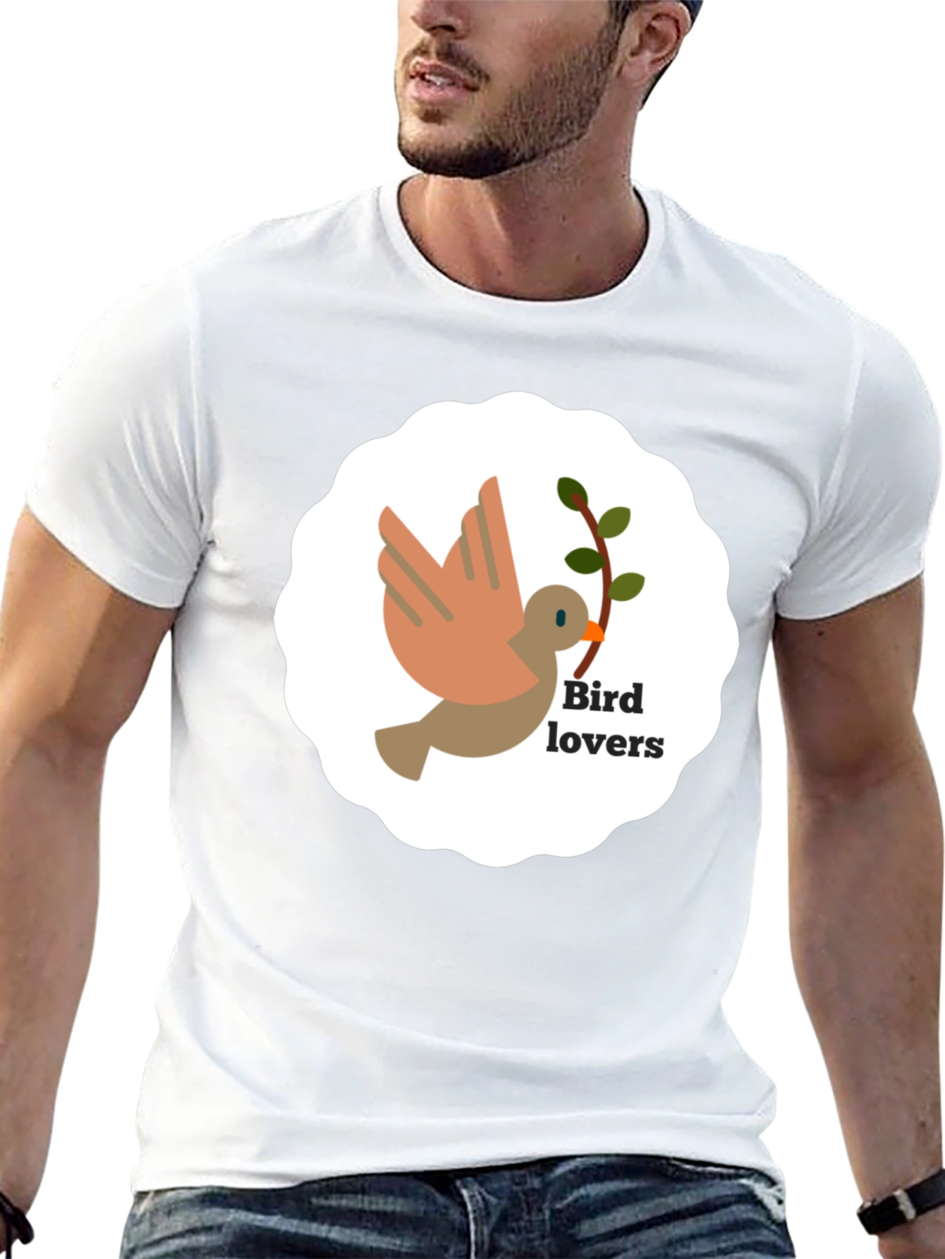 Bird Lovers Graphic Tee - Soft Cotton Blend