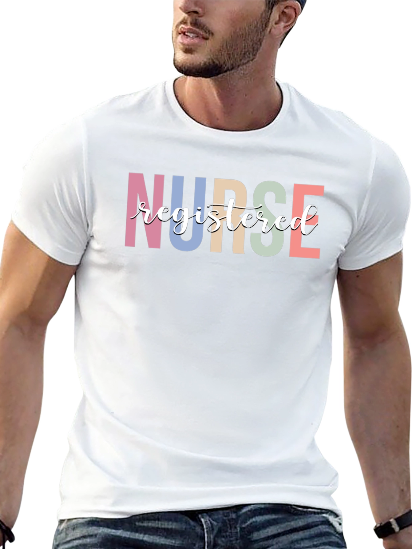 Registered Nurse Graphic Tee - Black