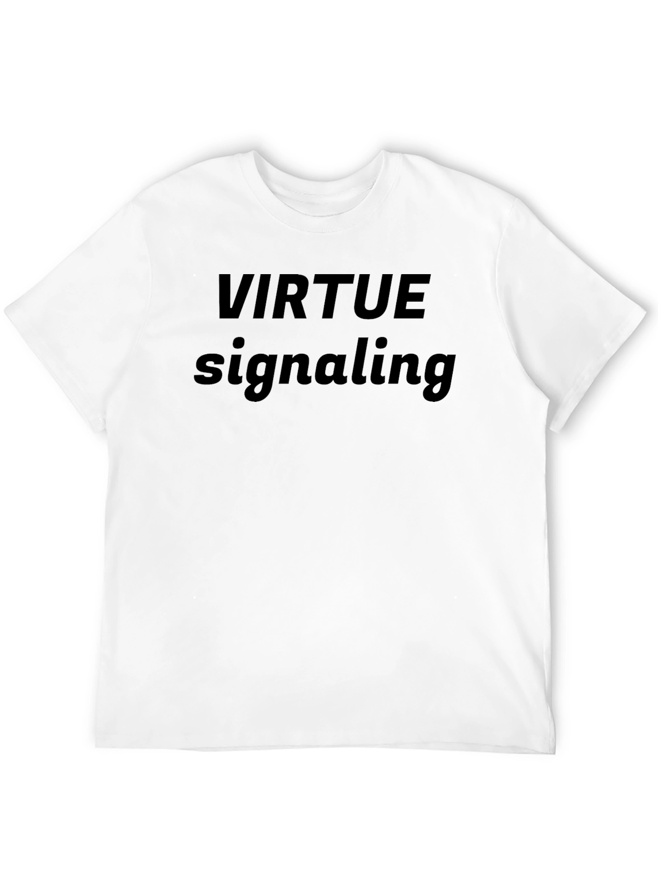 Virtue Signaling Black T-Shirt