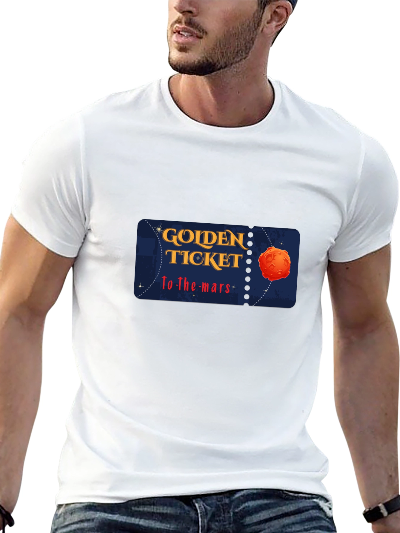 Golden Ticket to Mars T-Shirt
